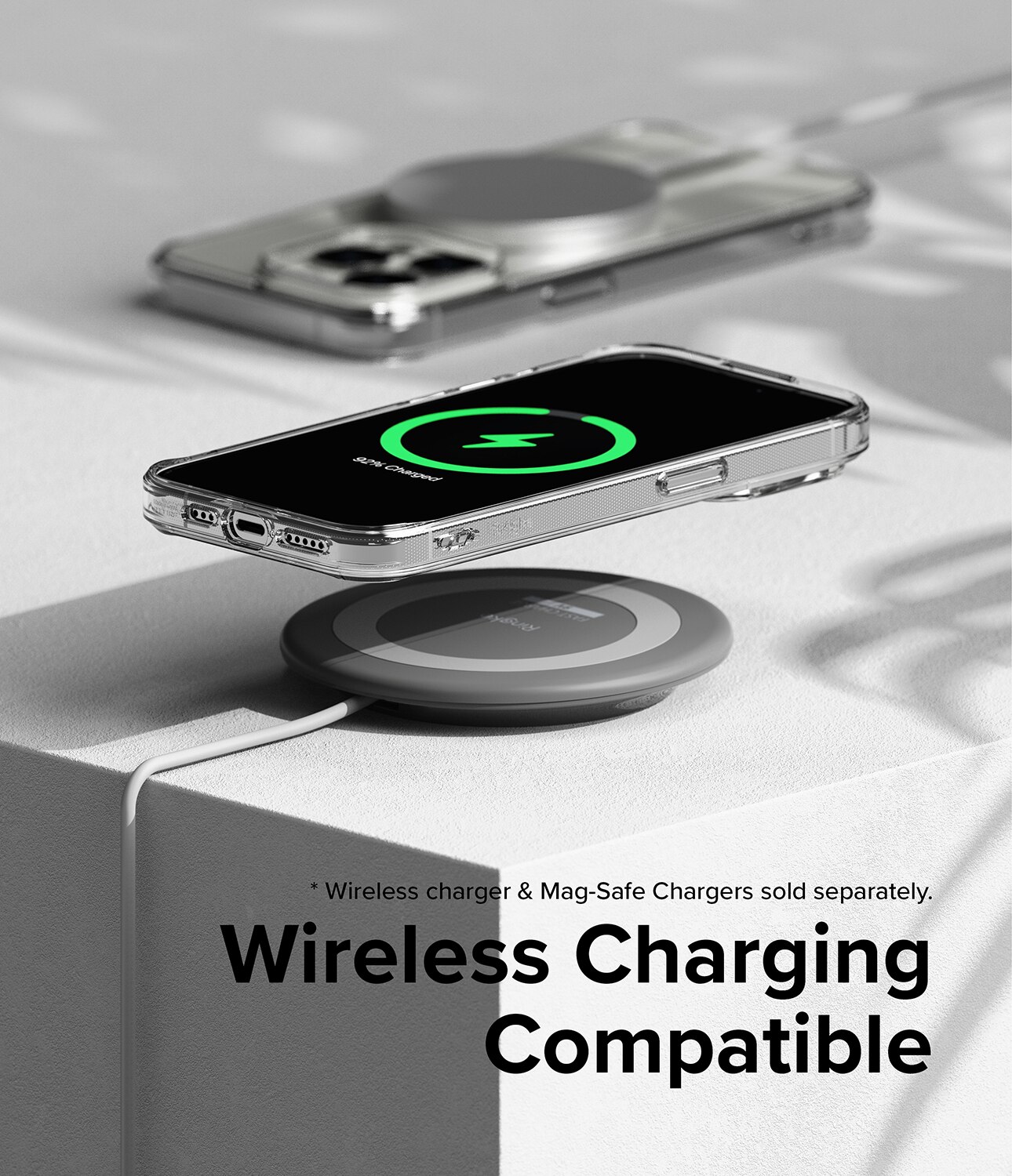 Fusion Magnetic Case iPhone 15 Pro  Transparent