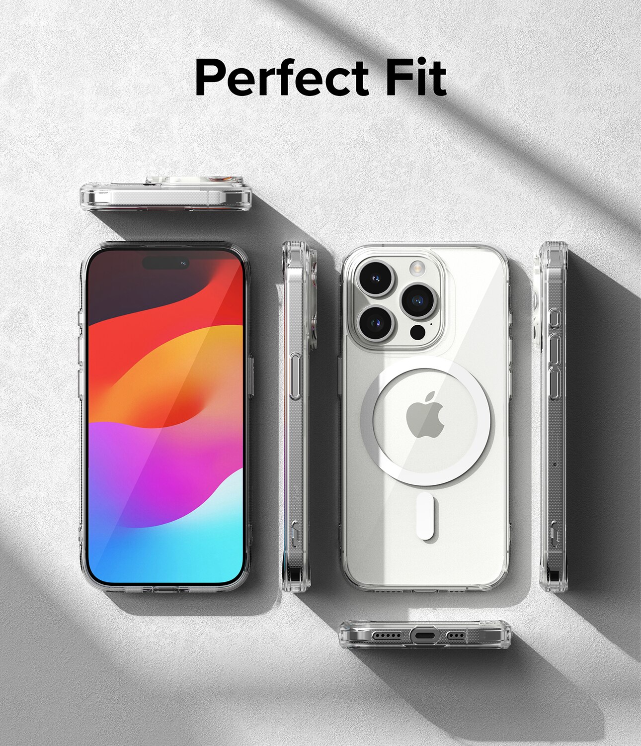 Fusion Magnetic Case iPhone 15 Pro  Transparent