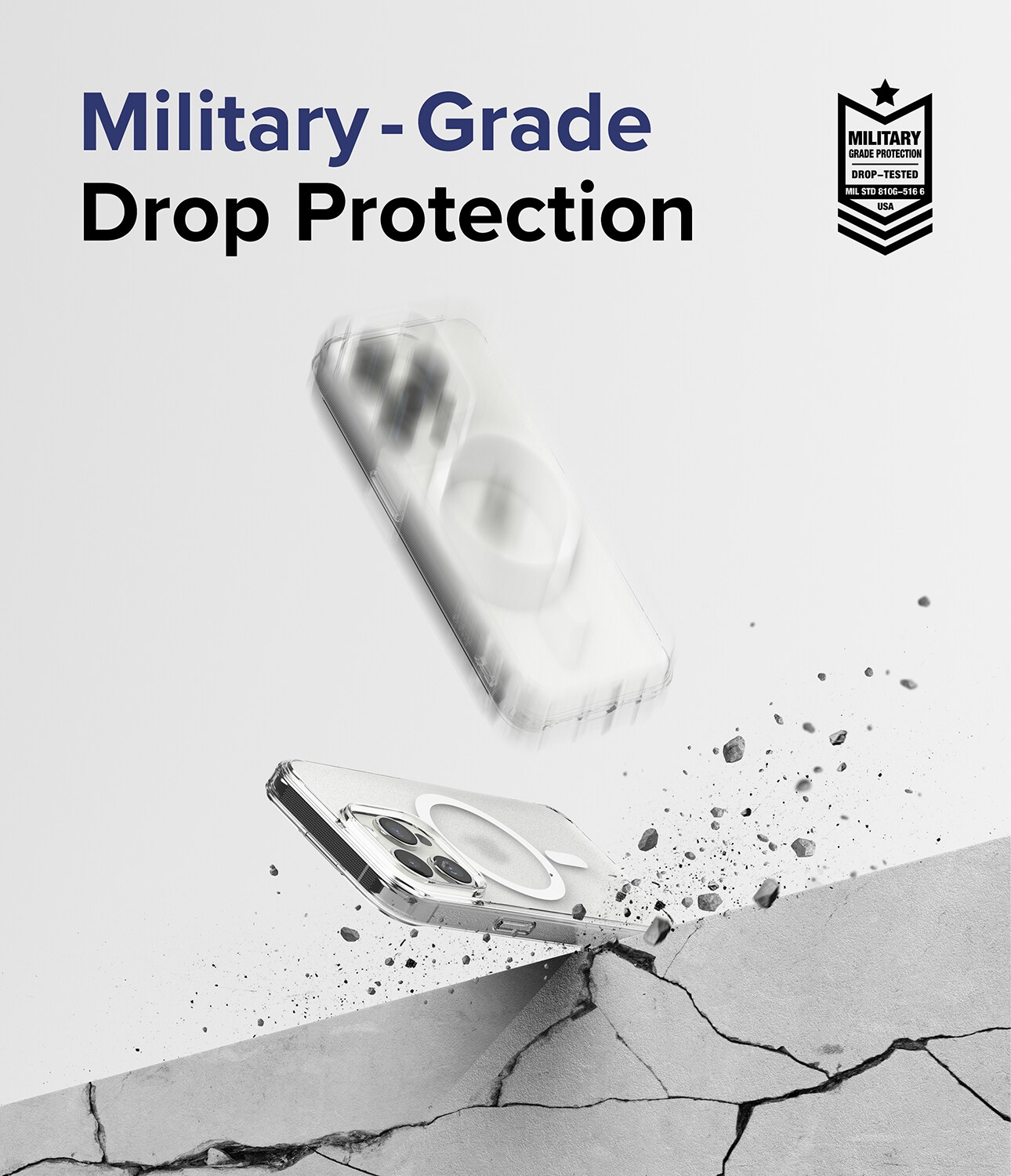 Fusion Magnetic Case iPhone 15 Pro  Matt transparent