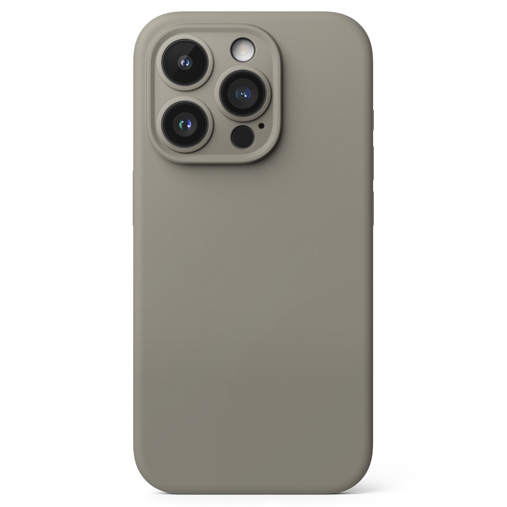 Silicone Magnetic Case iPhone 15 Pro Gray