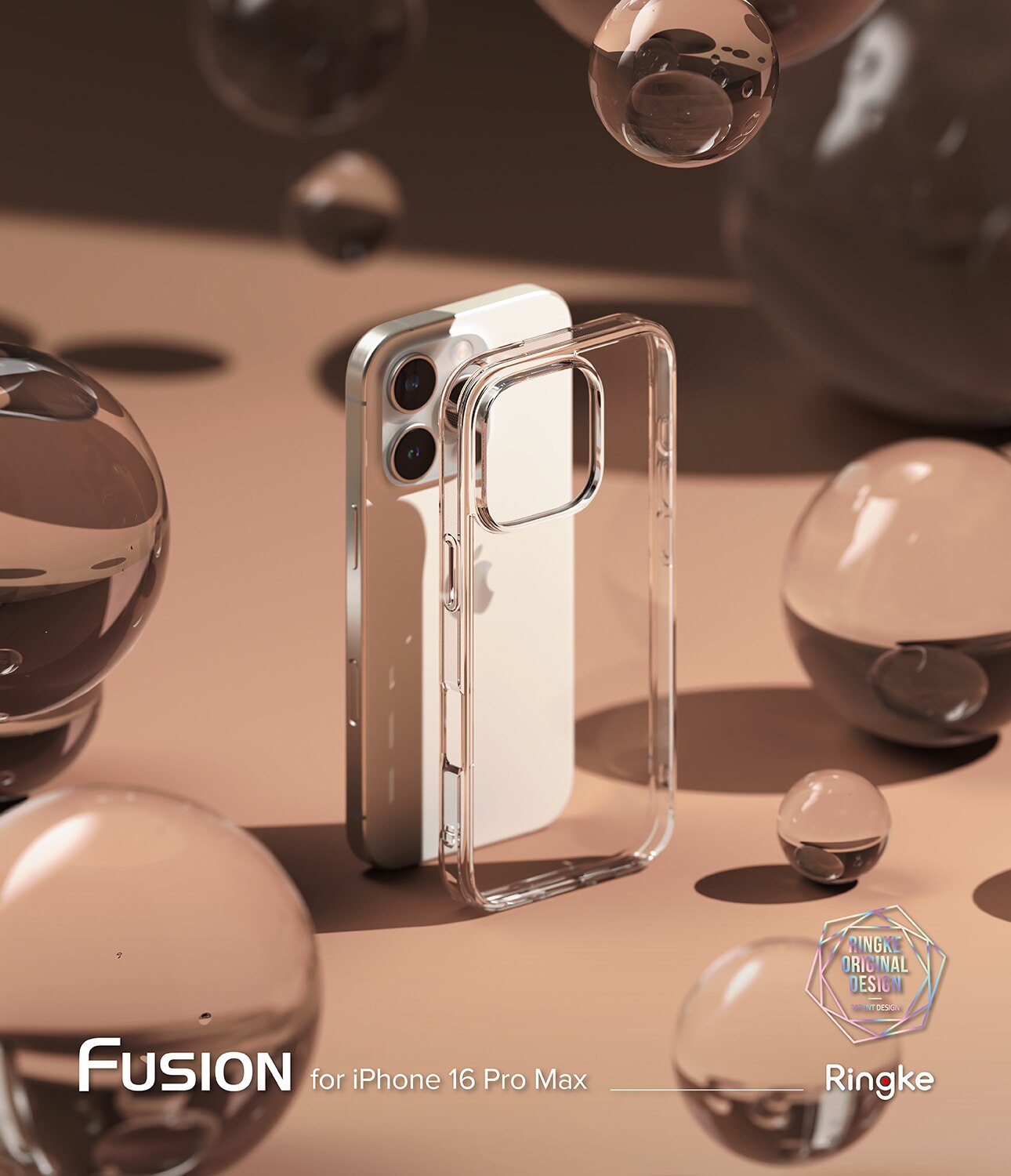 Fusion Case iPhone 16 Pro Max Transparent