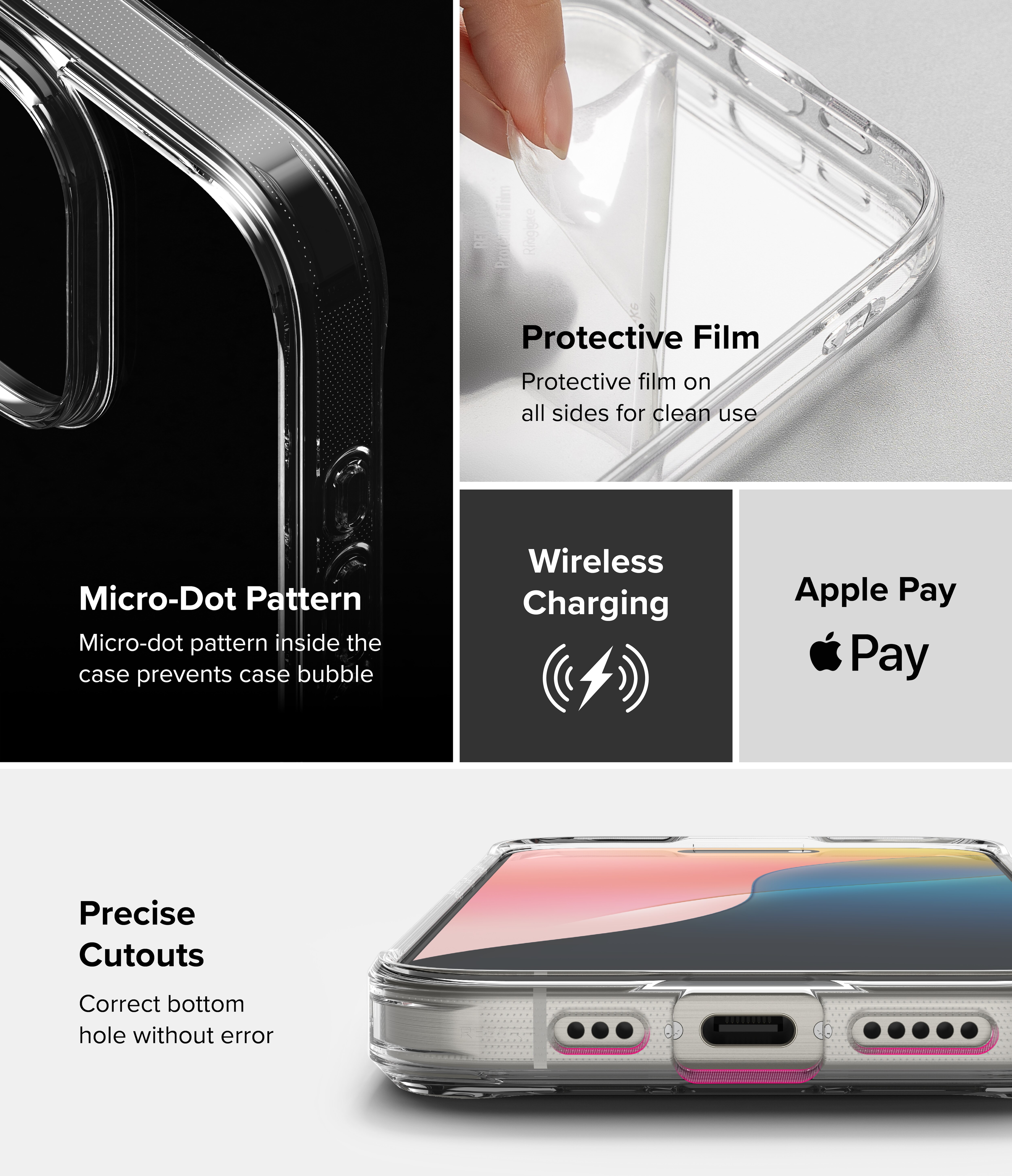 Fusion Case iPhone 16 Pro Max Transparent