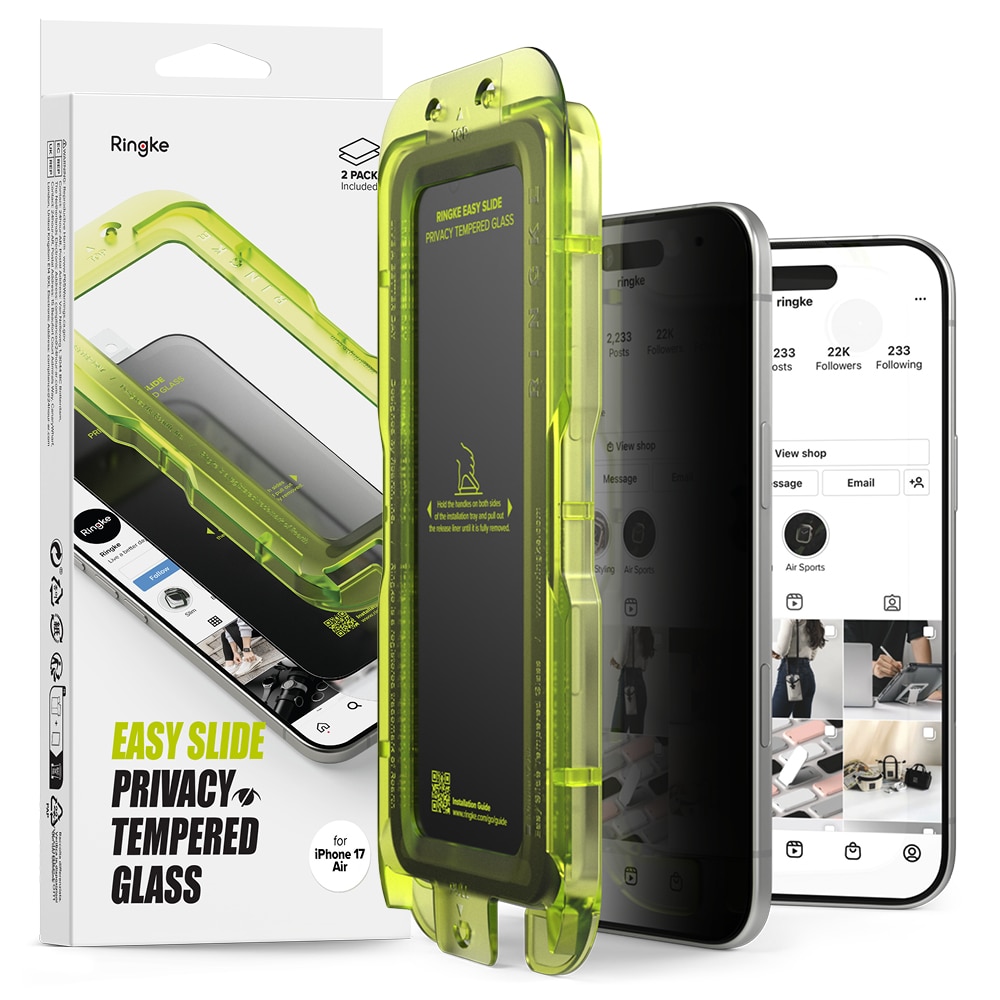 Easy Slide Privacy Glass (2 Stück) iPhone 17 Air