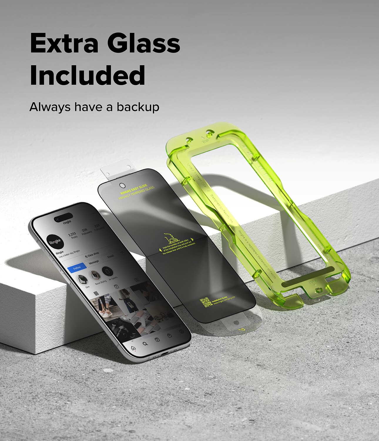 Easy Slide Privacy Glass (2 Stück) iPhone 17 Air