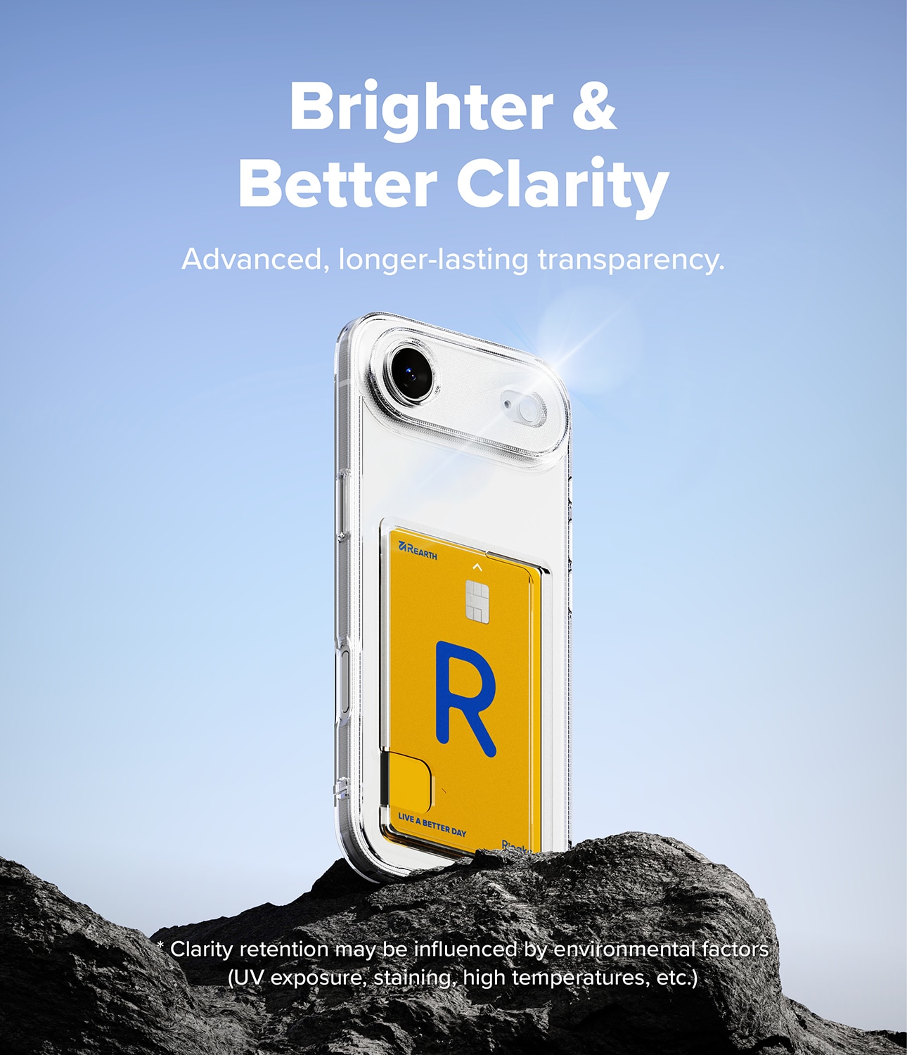 Fusion Card Case iPhone 17 Air Transparent