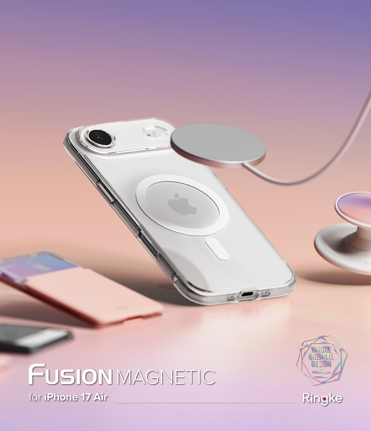 Fusion Magnetic Case iPhone 17 Air  Transparent