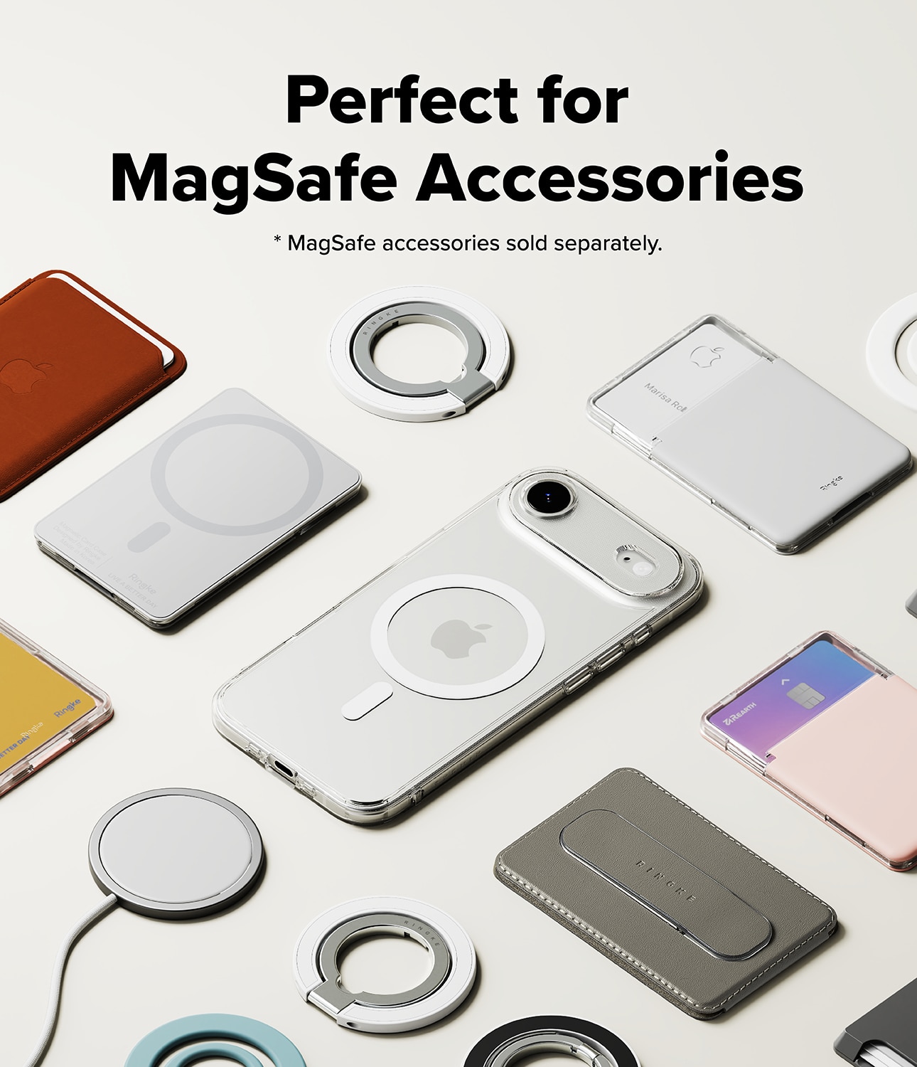 Fusion Magnetic Case iPhone 17 Air  Transparent