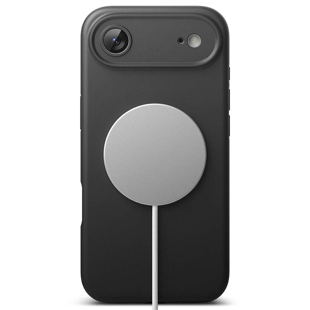 Silicone Magnetic Case iPhone 17 Air Black