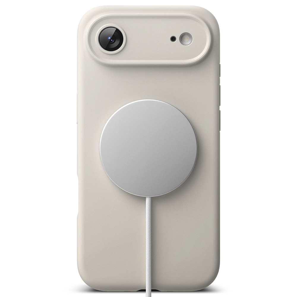 Silicone Magnetic Case iPhone 17 Air Stone