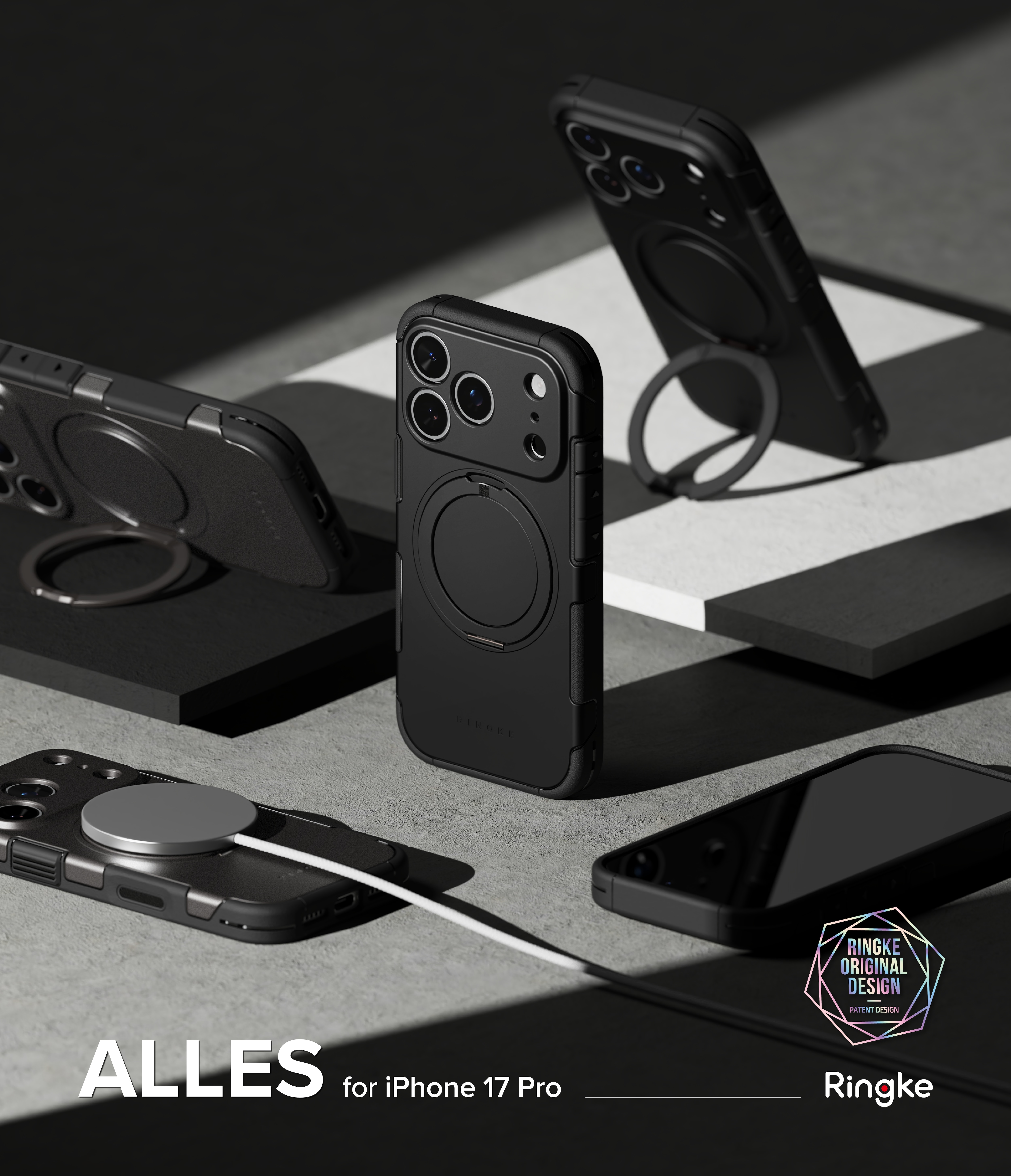 Alles Magnetic Case iPhone 17 Pro Schwarz