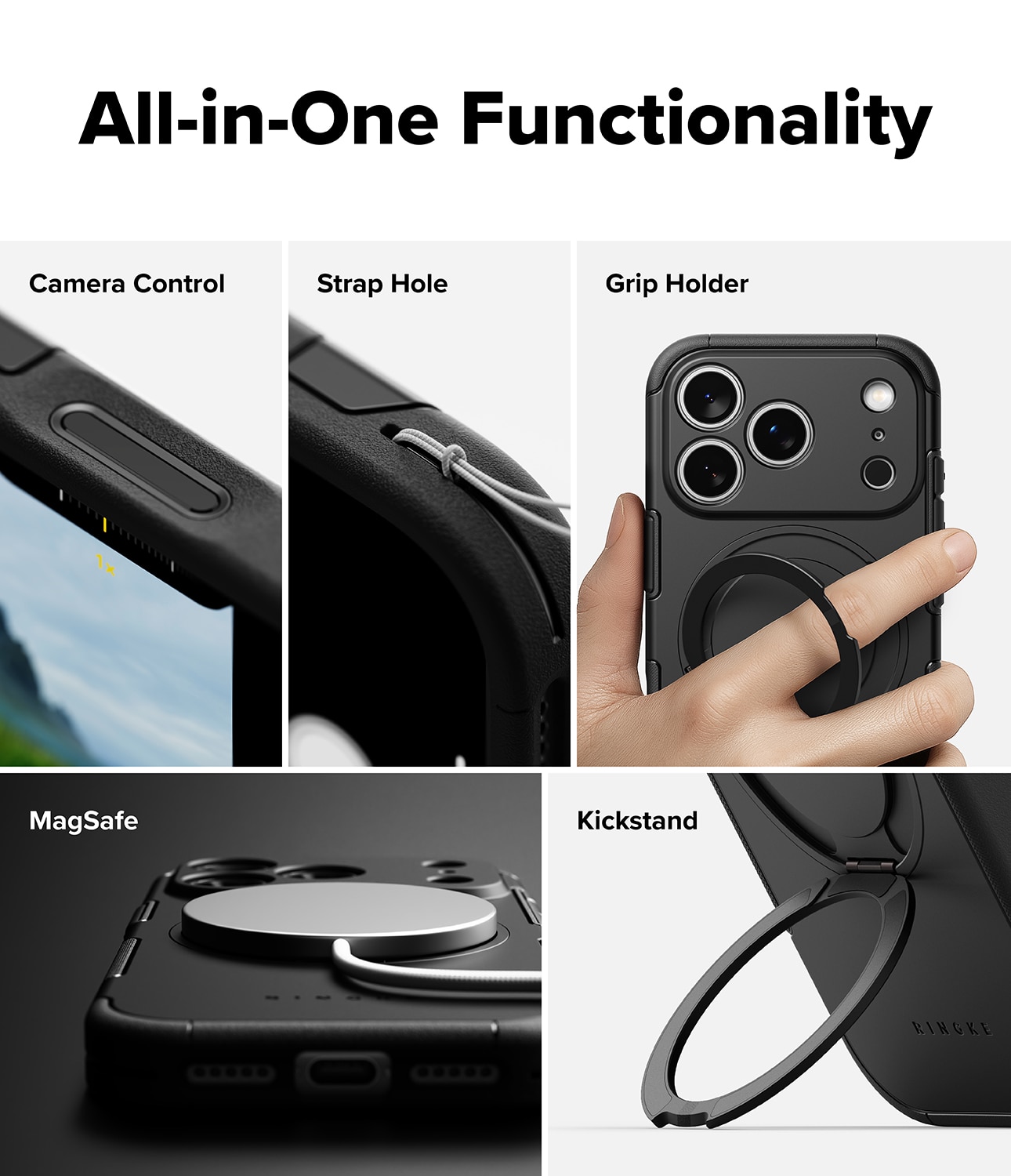 Alles Magnetic Case iPhone 17 Pro Schwarz