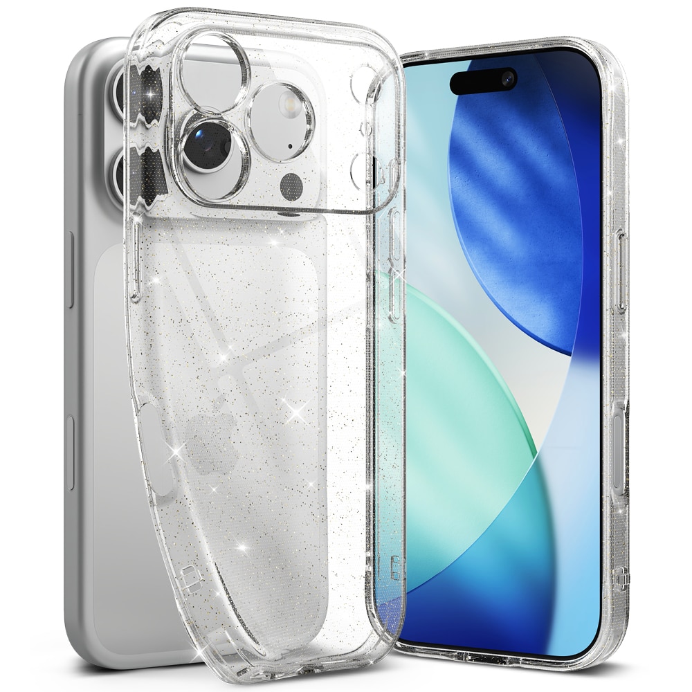 Air Case iPhone 17 Pro Max Glitter Clear