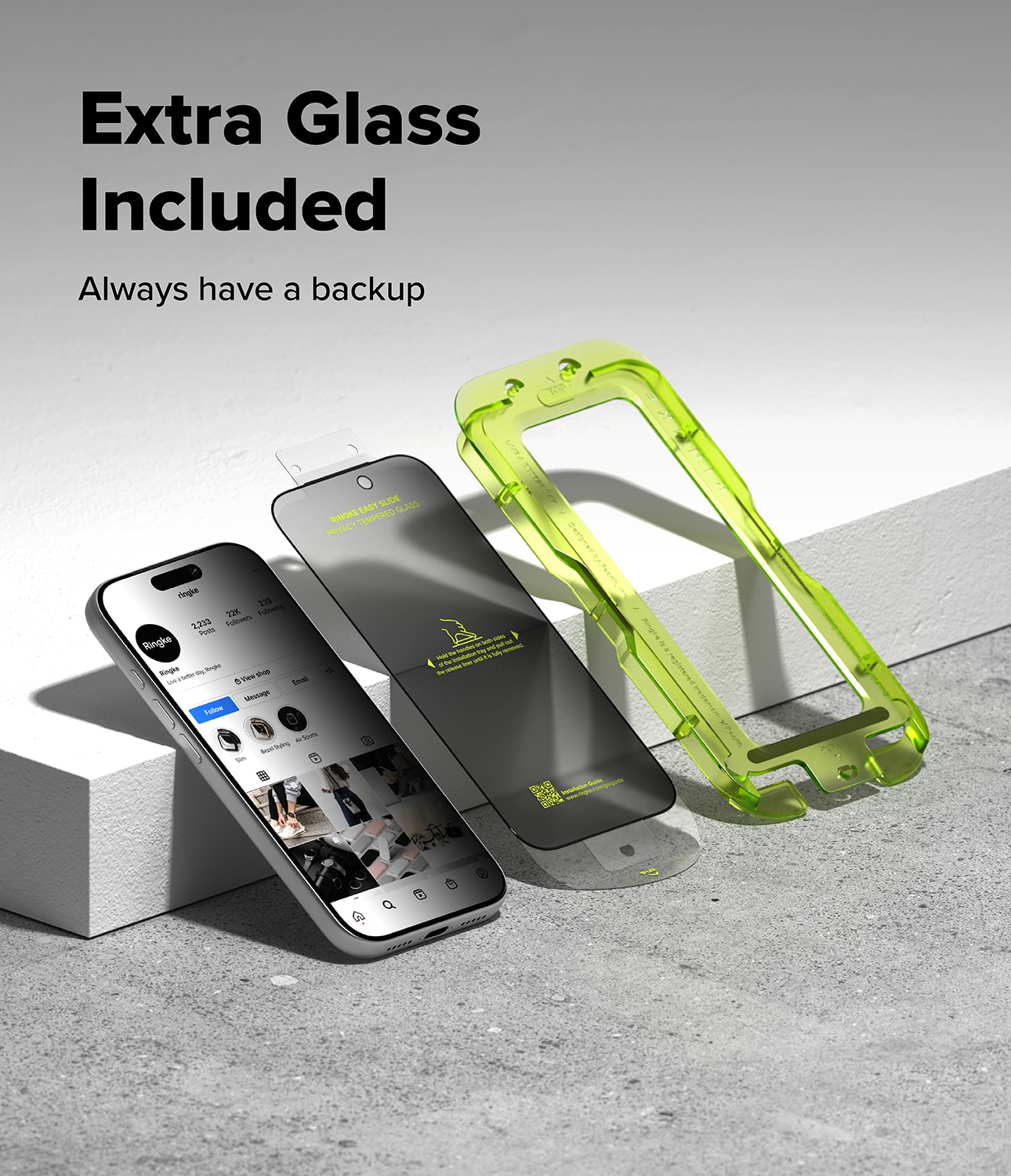 Easy Slide Privacy Glass (2 Stück) iPhone 17 Pro
