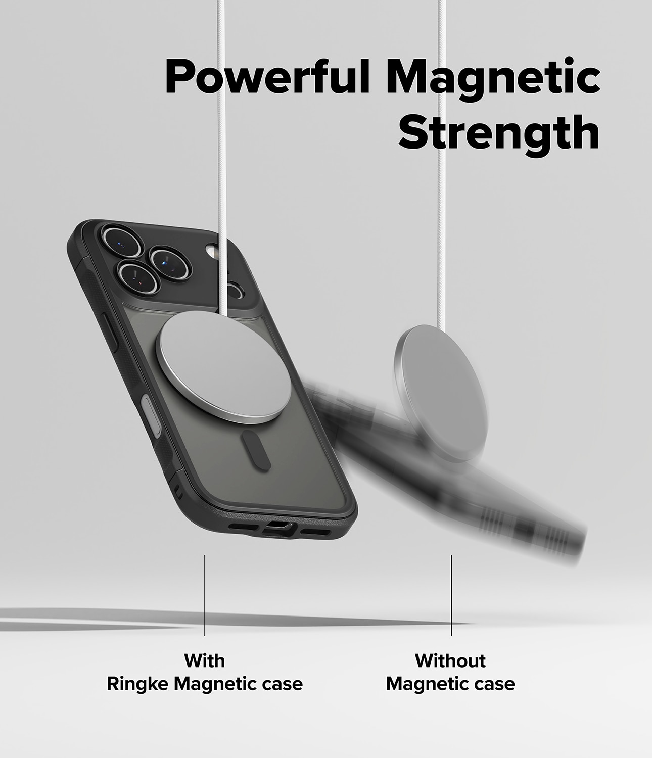 Fusion Bold Magnetic MagSafe Case iPhone 17 Pro Matte Black
