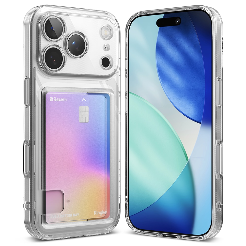 Fusion Card Case iPhone 17 Pro Max Transparent