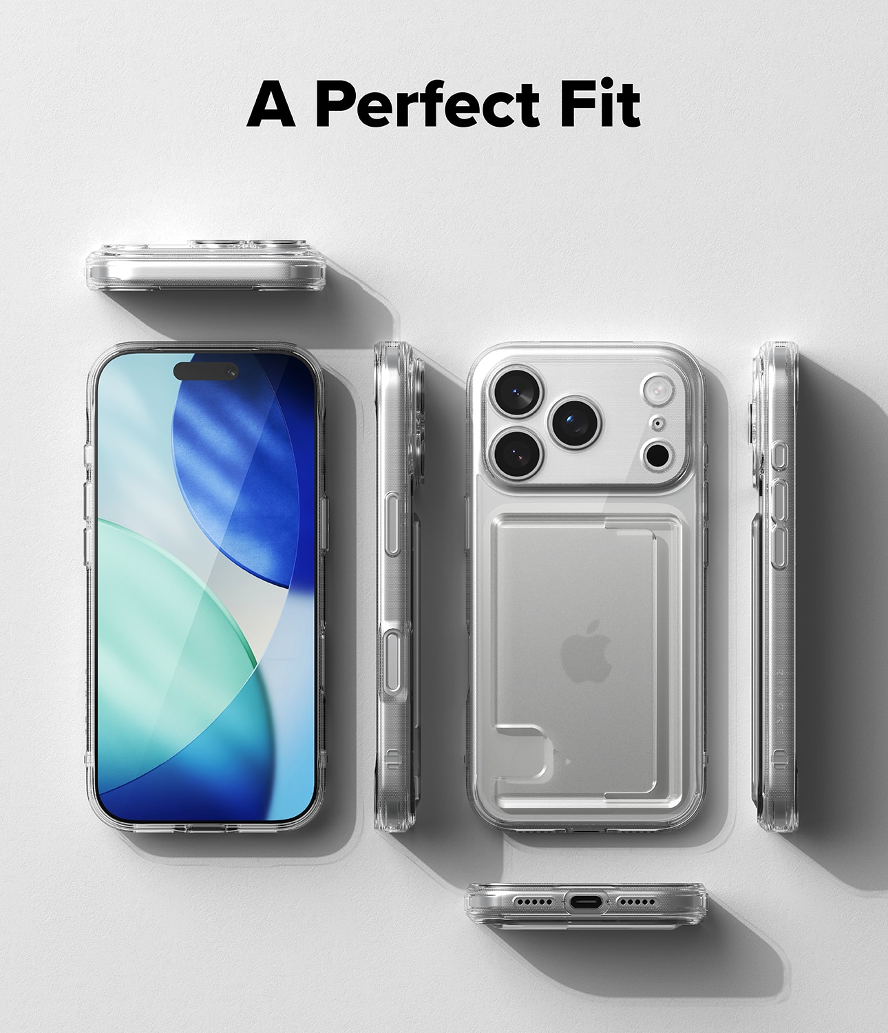 Fusion Card Case iPhone 17 Pro Transparent