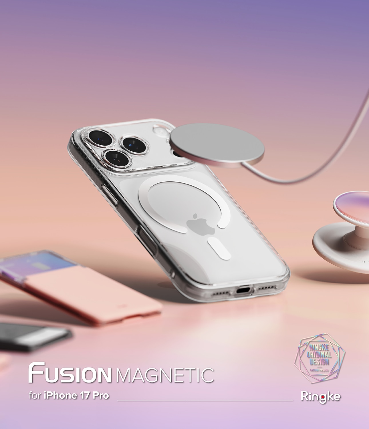 Fusion Magnetic Case iPhone 17 Pro  Transparent