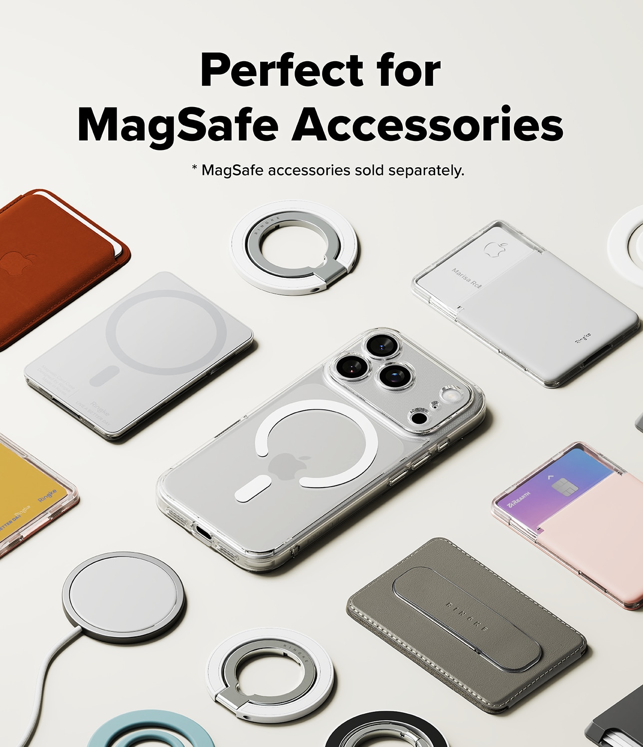 Fusion Magnetic Case iPhone 17 Pro  Transparent