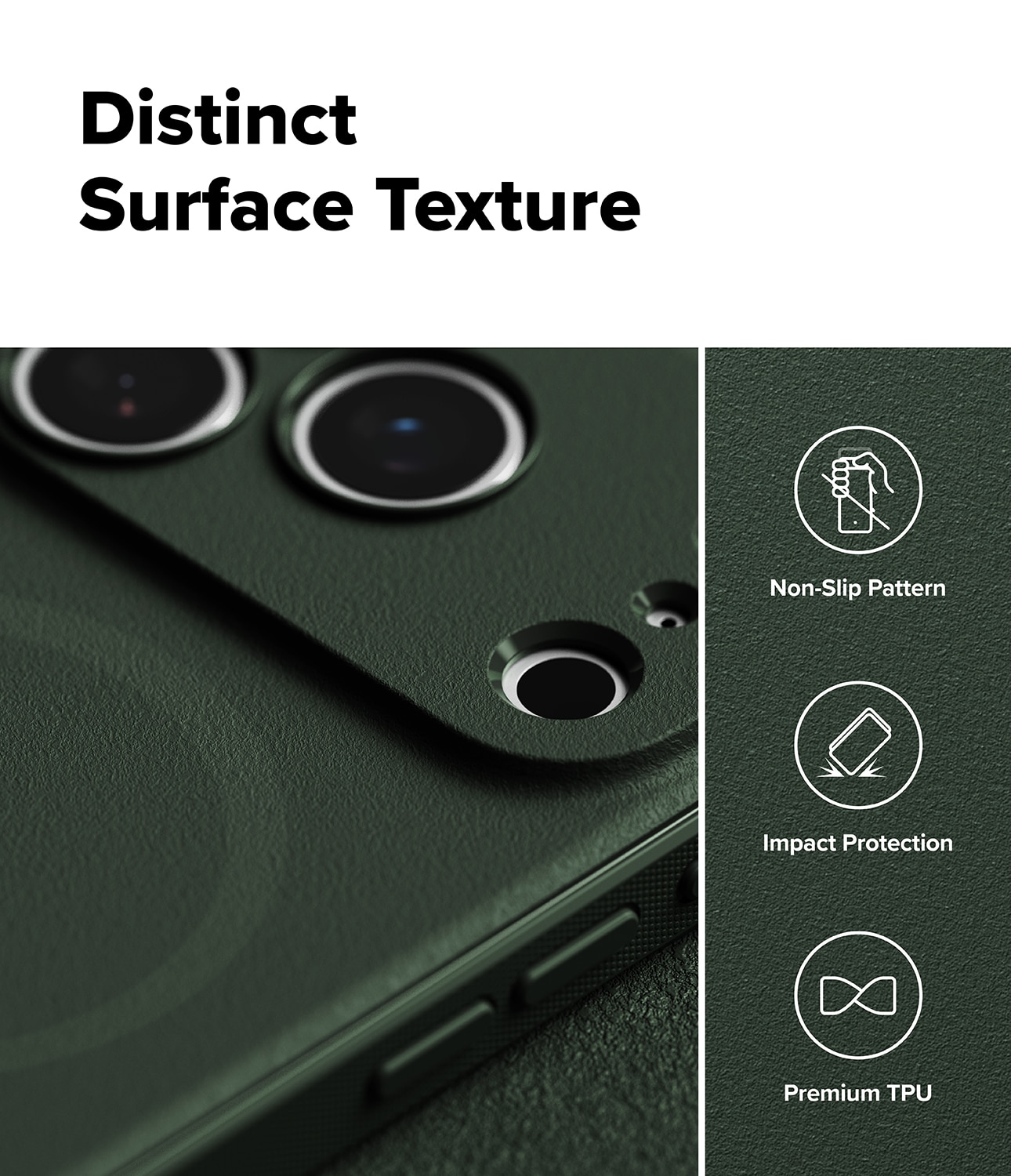 Onyx Magnetic Case iPhone 17 Pro Max Dark Green