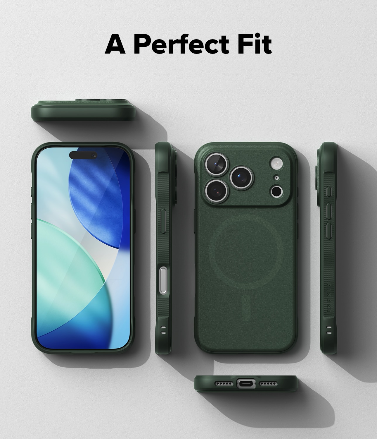 Onyx Magnetic Case iPhone 17 Pro Max Dark Green