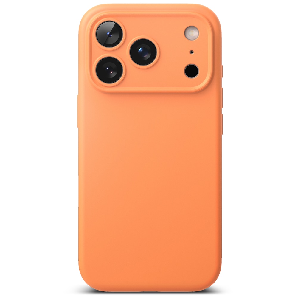 Silicone Magnetic Case iPhone 17 Pro Tangerine