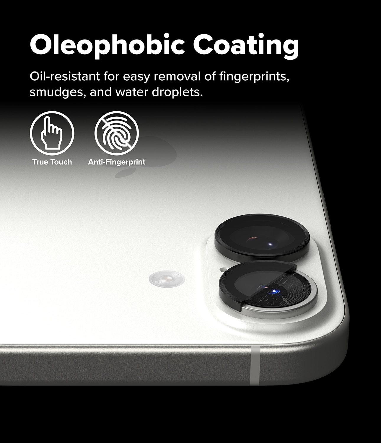 Camera Lens Frame Glass (2 Stück) iPhone 17 Black