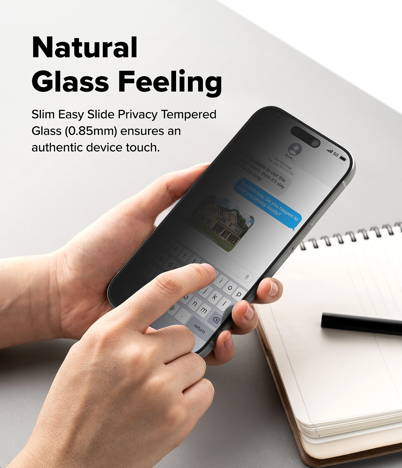 Easy Slide Privacy Glass (2 Stück) iPhone 17