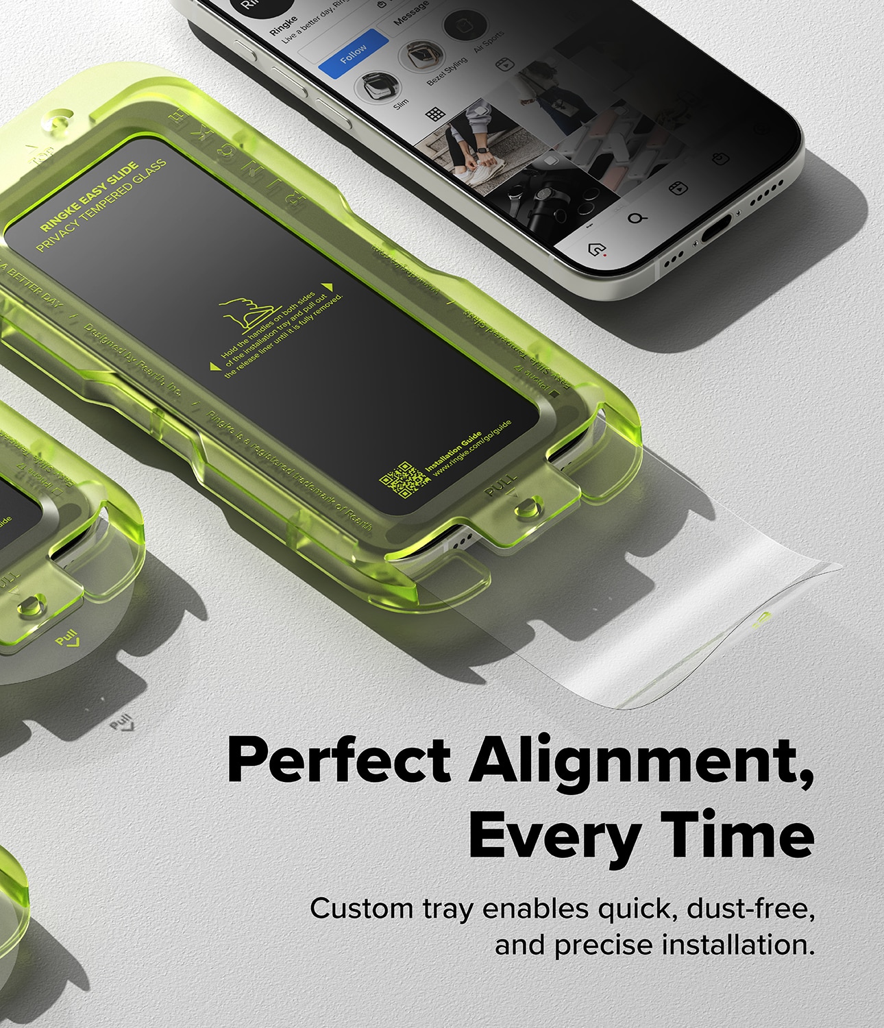 Easy Slide Privacy Glass (2 Stück) iPhone 17
