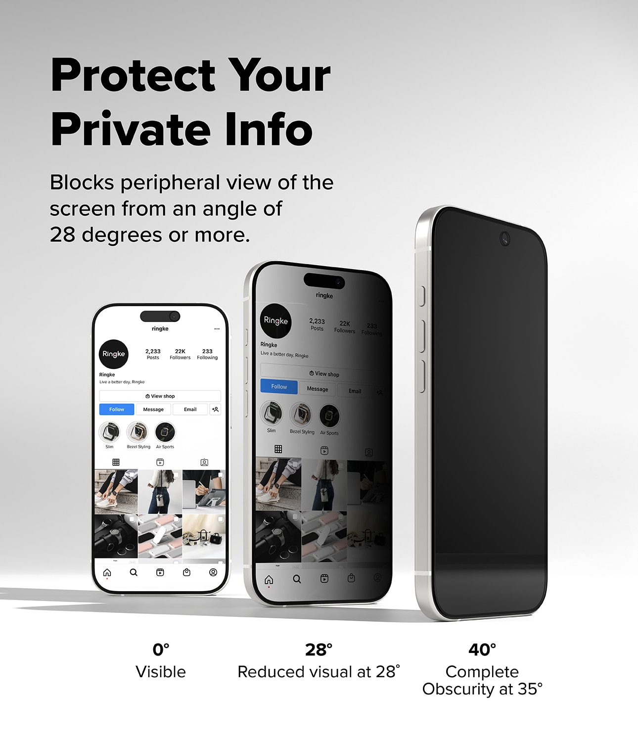 Easy Slide Privacy Glass (2 Stück) iPhone 17