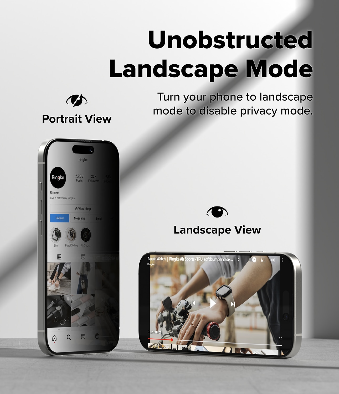 Easy Slide Privacy Glass (2 Stück) iPhone 17