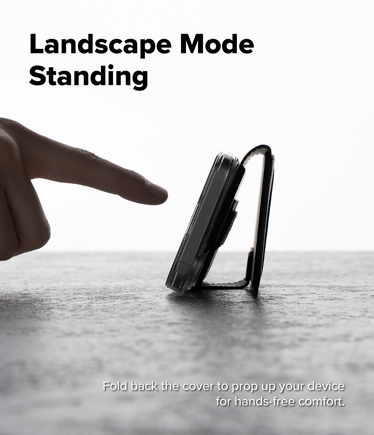 iPhone 17 Folio Grip Wallet Magnetic Black