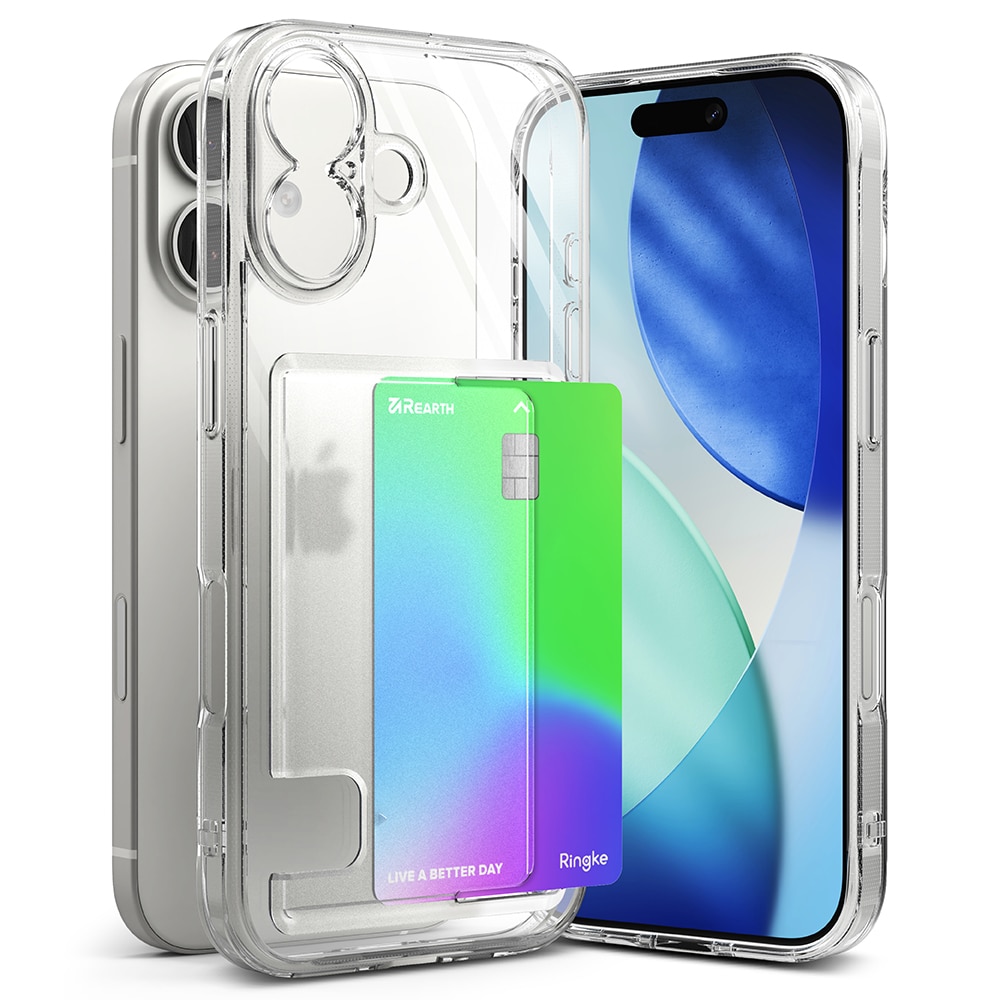 Fusion Card Case iPhone 17 Transparent