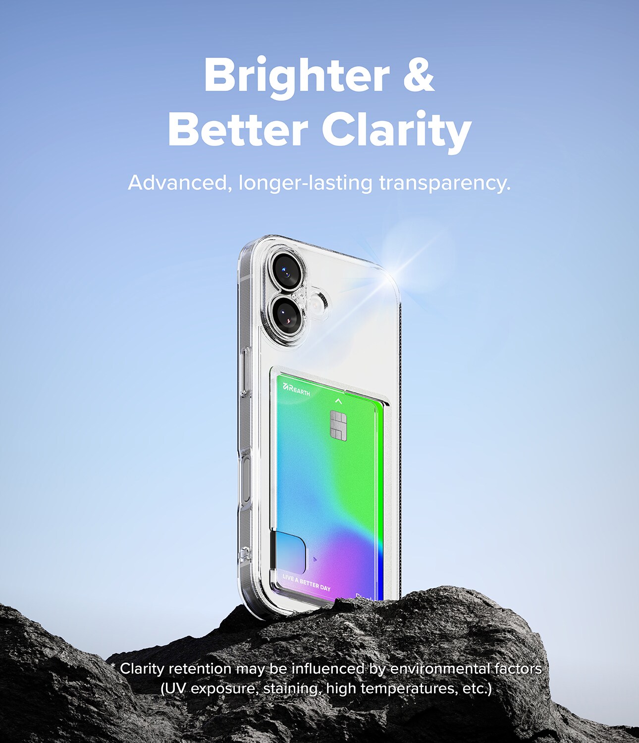 Fusion Card Case iPhone 17 Transparent