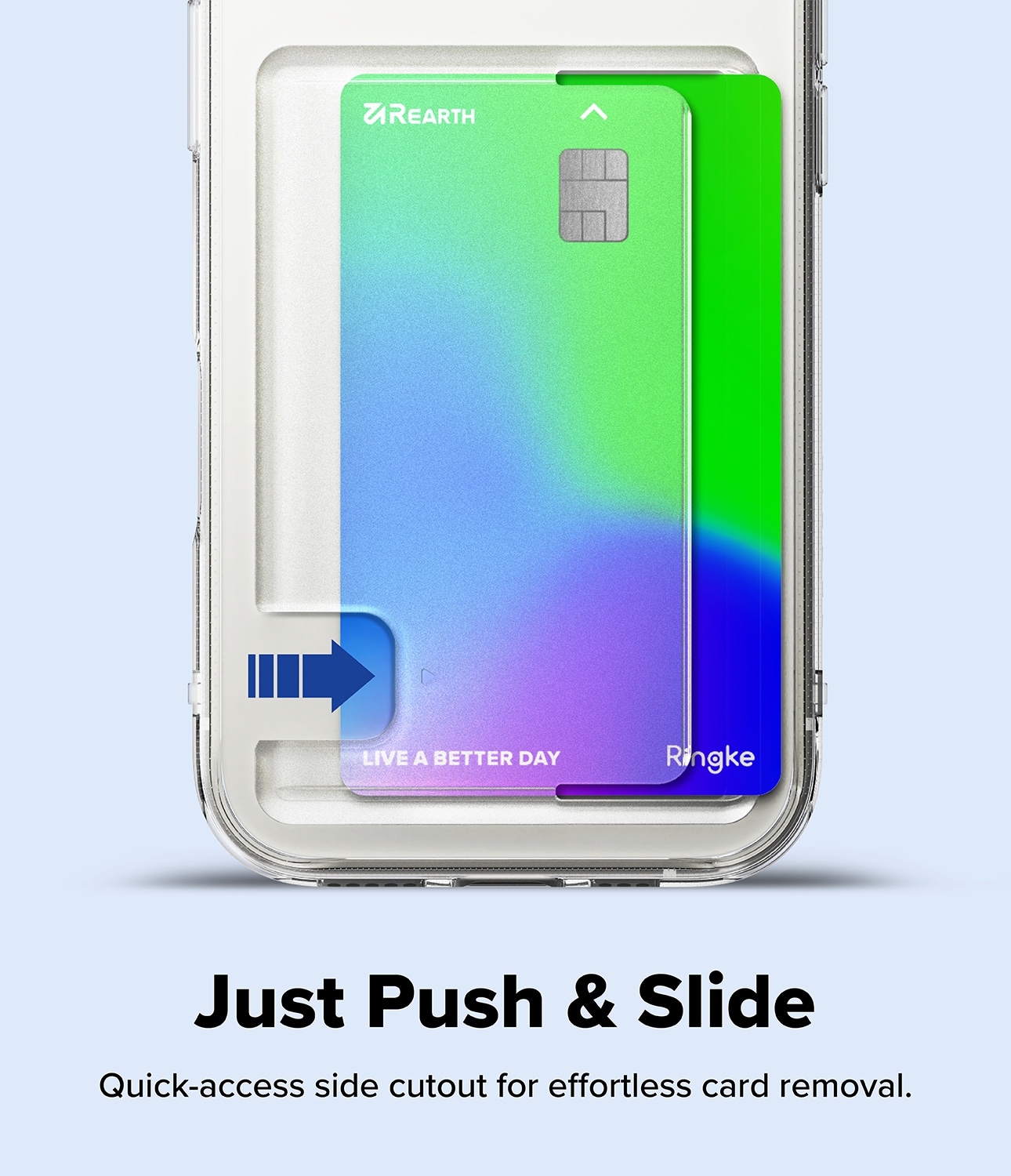 Fusion Card Case iPhone 17 Transparent