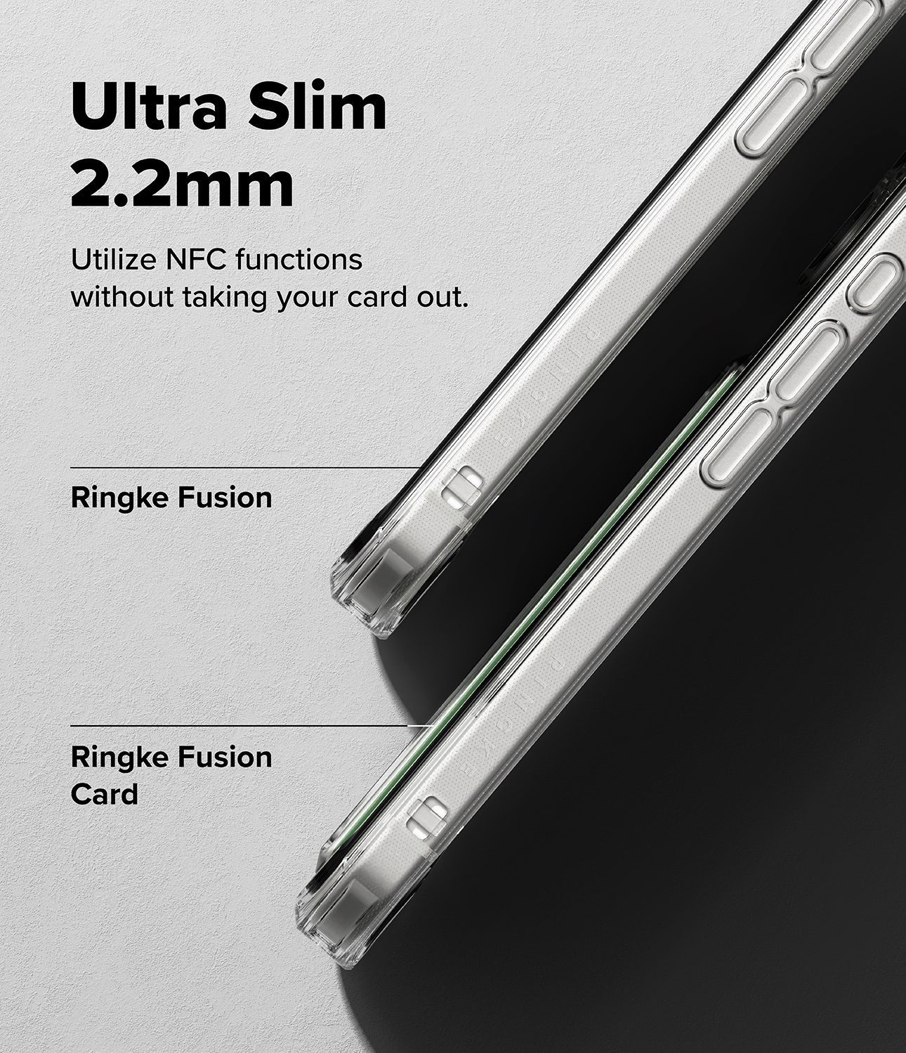 Fusion Card Case iPhone 17 Transparent