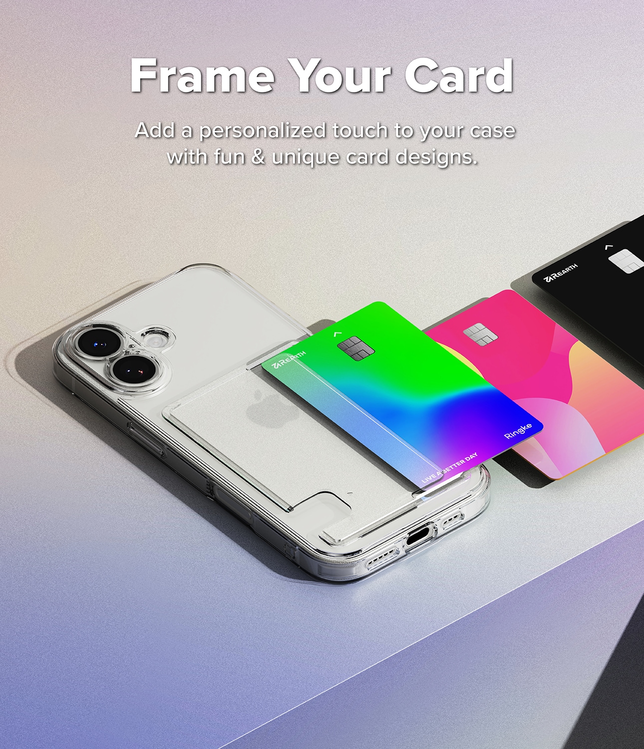 Fusion Card Case iPhone 17 Transparent