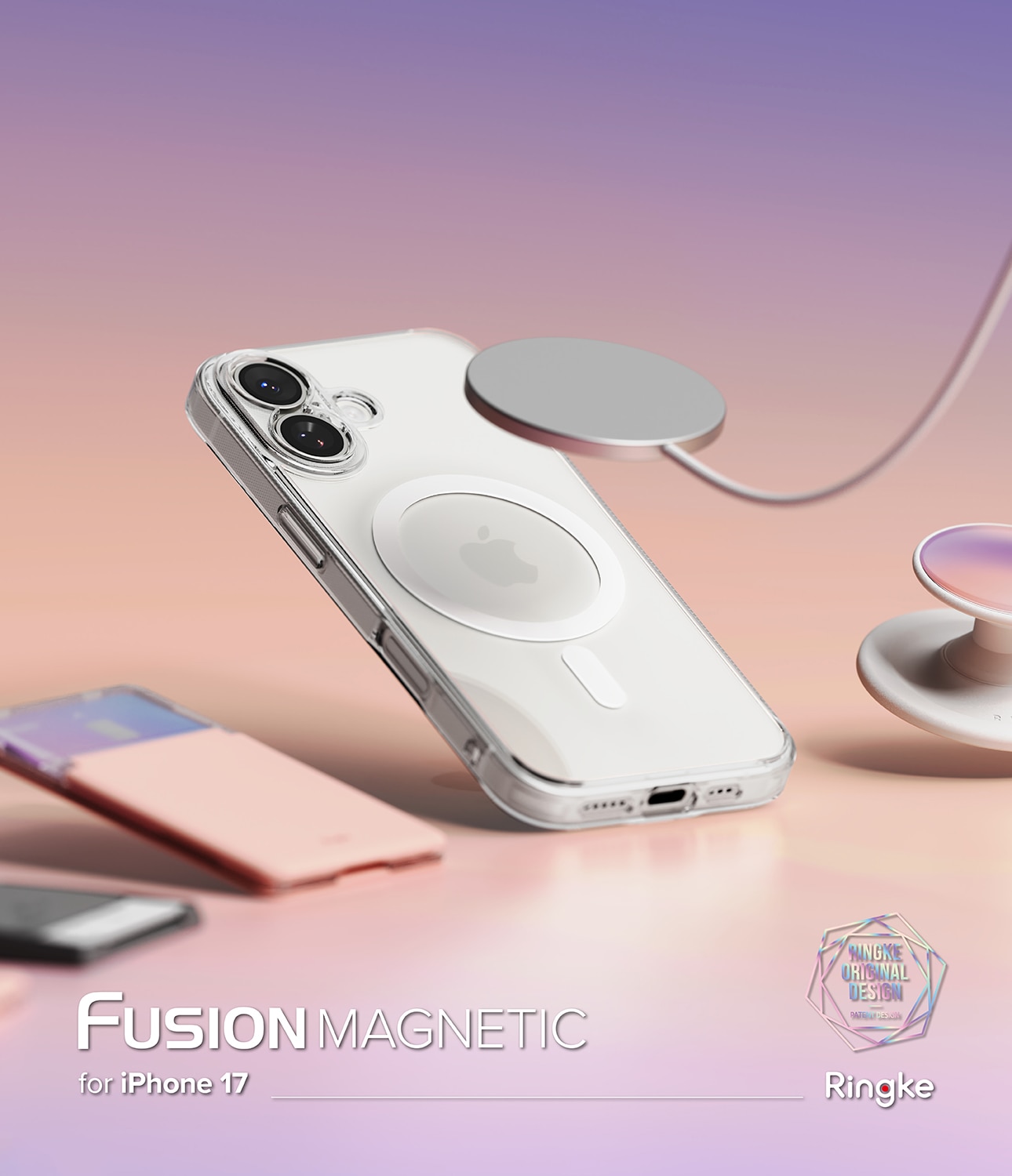 Fusion Magnetic Case iPhone 17  Transparent