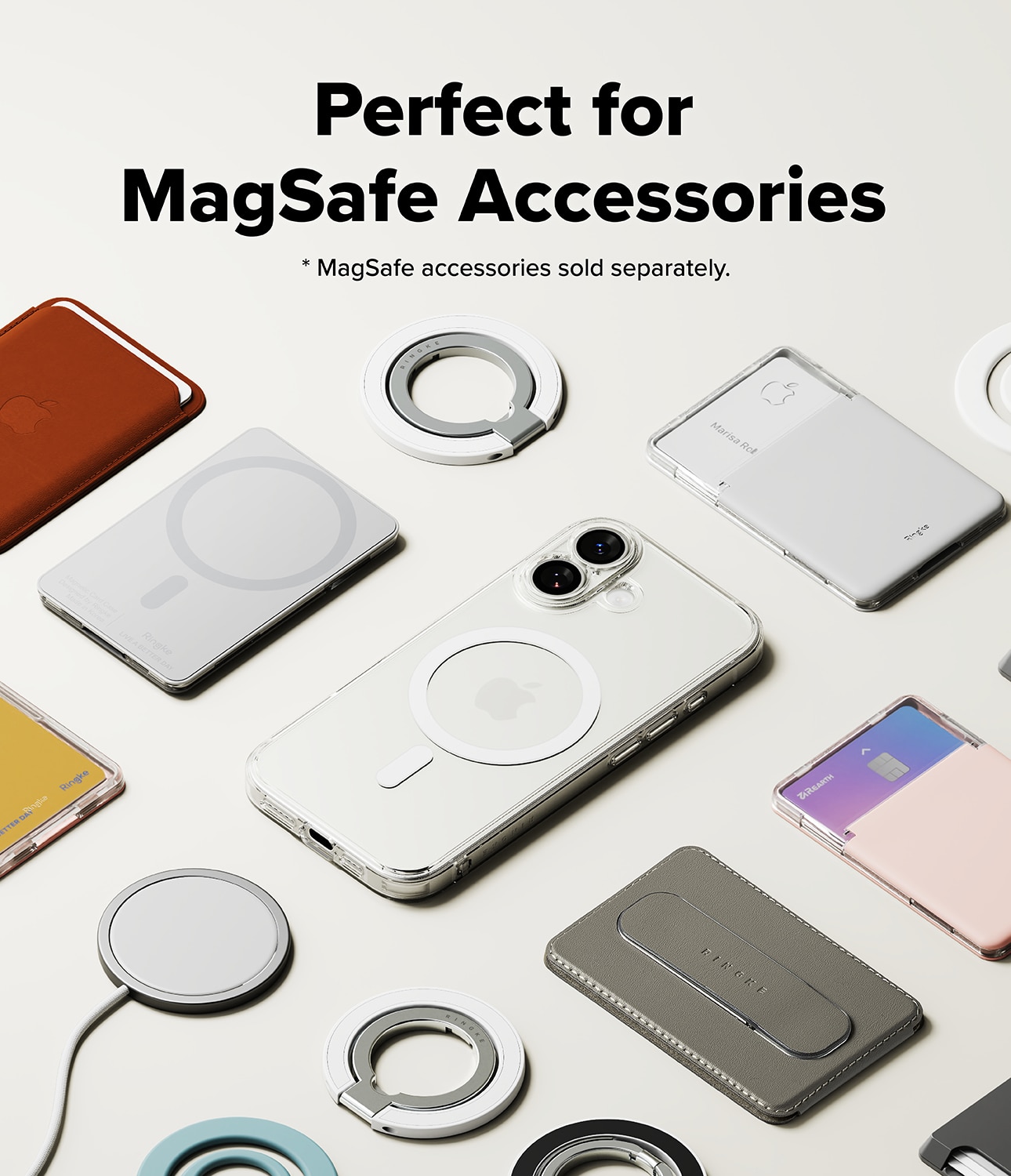 Fusion Magnetic Case iPhone 17  Transparent