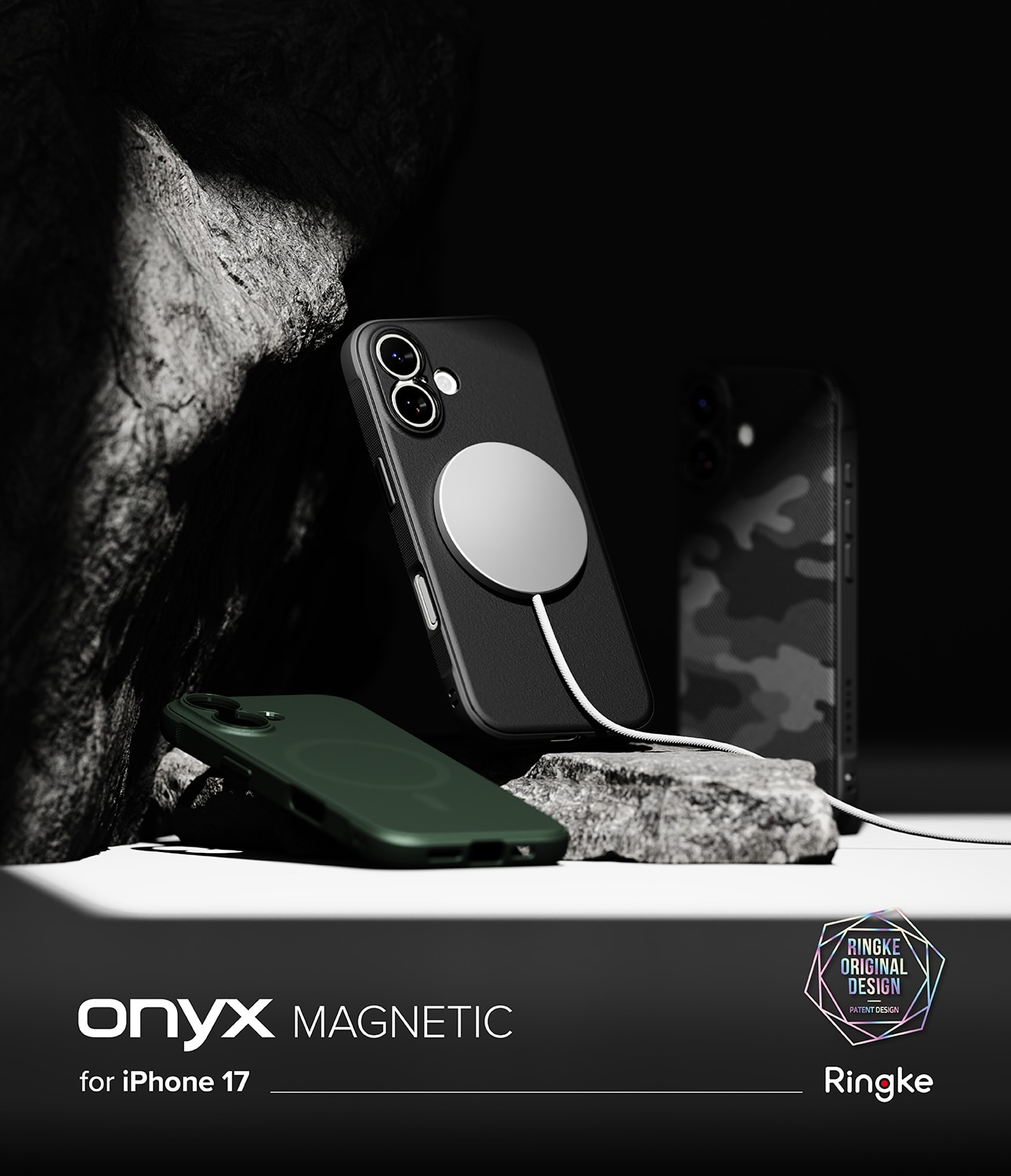 Onyx Magnetic Case iPhone 17 Black