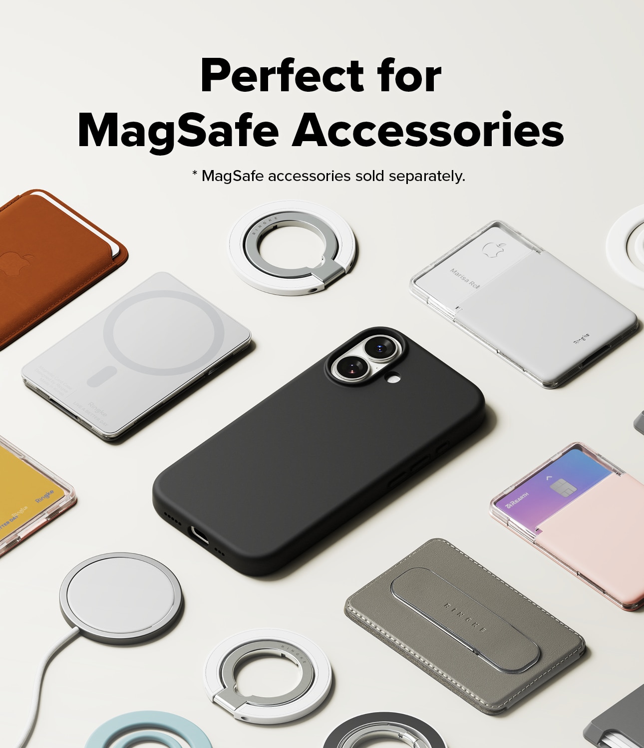 Silicone Magnetic Case iPhone 17 Black