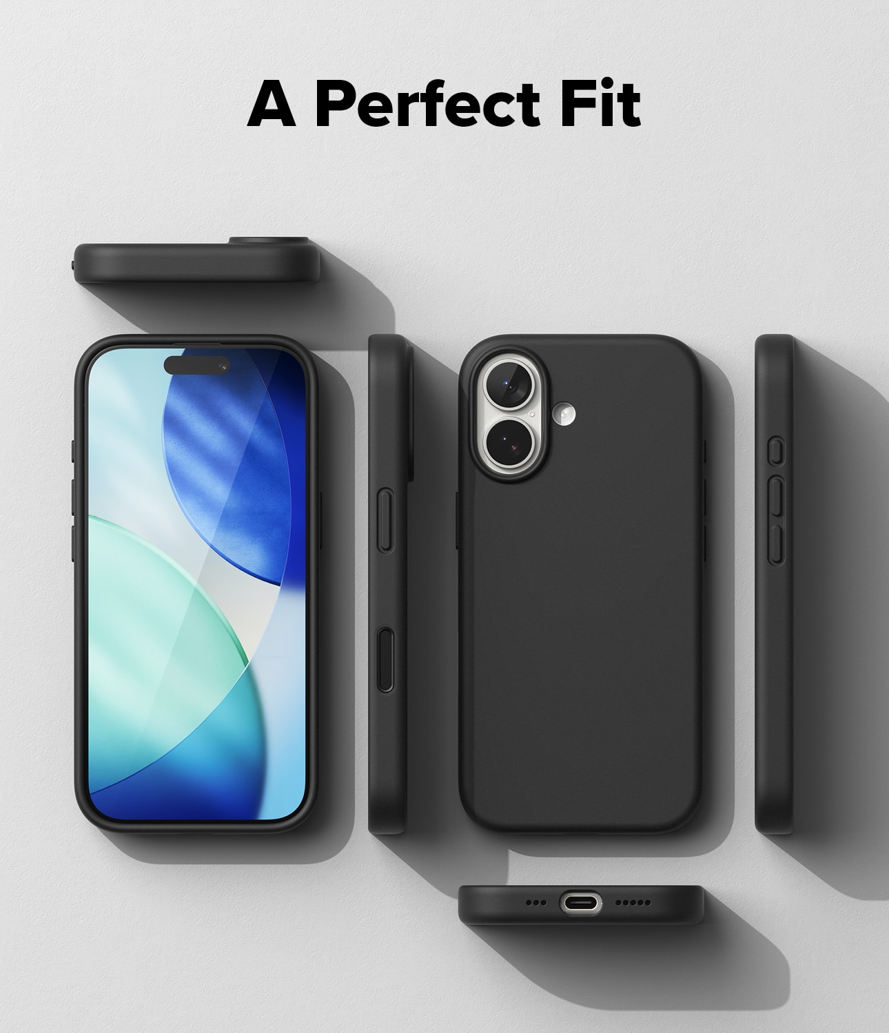 Silicone Magnetic Case iPhone 17 Black