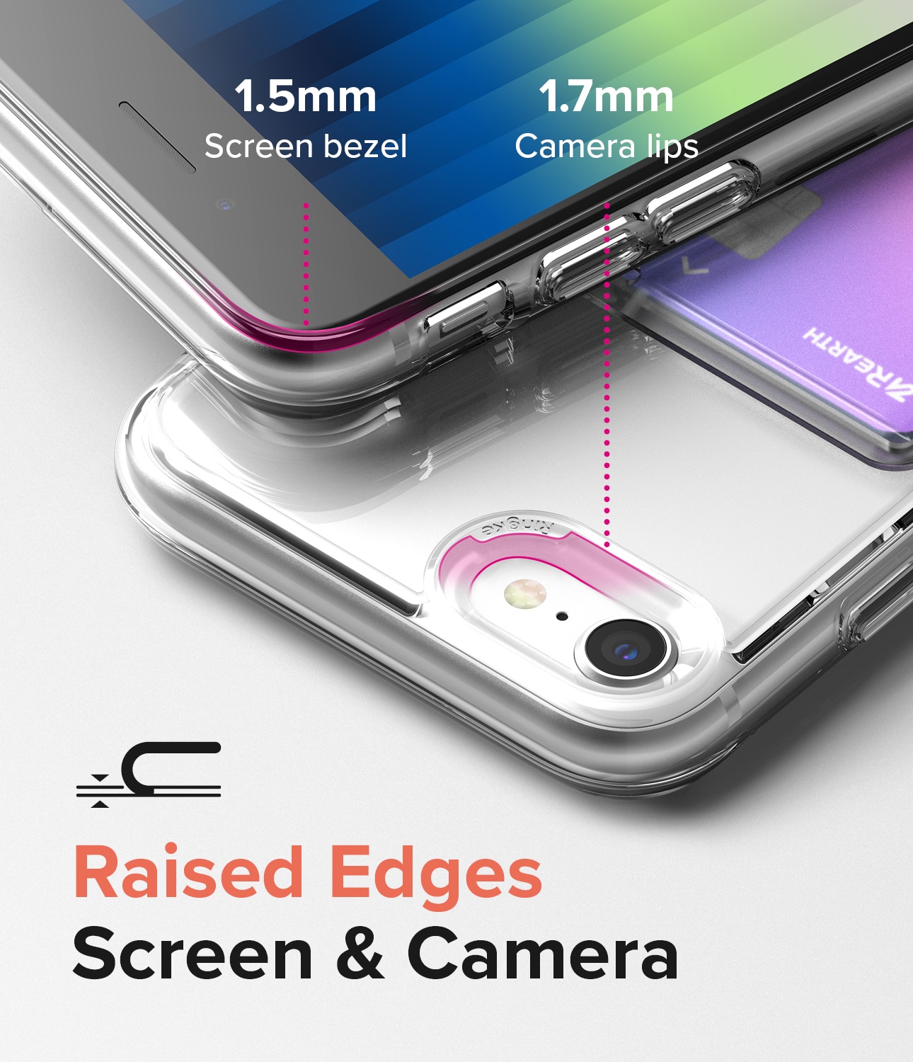 Fusion Card Case iPhone SE 2022 Clear
