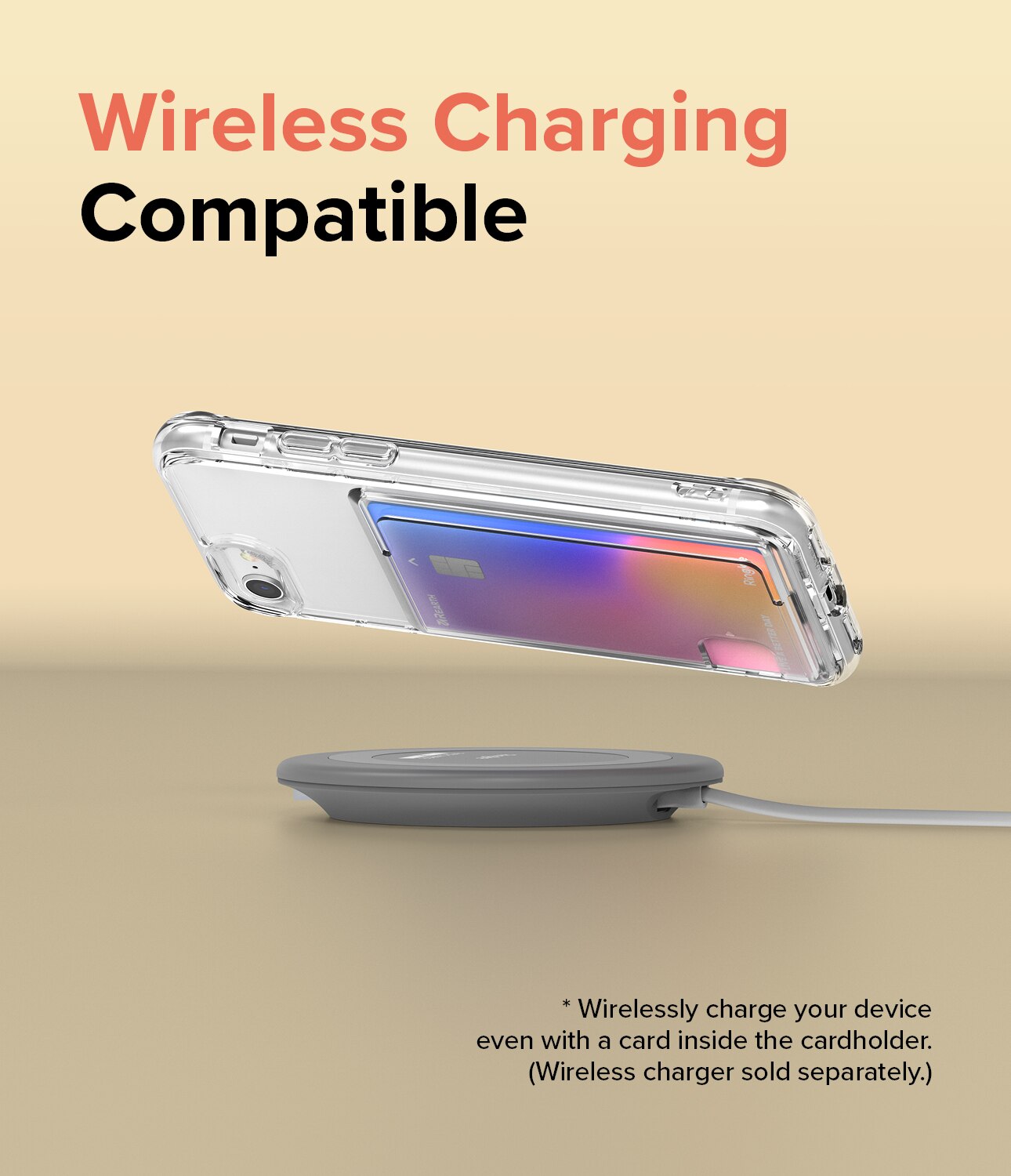 Fusion Card Case iPhone SE 2022 Clear