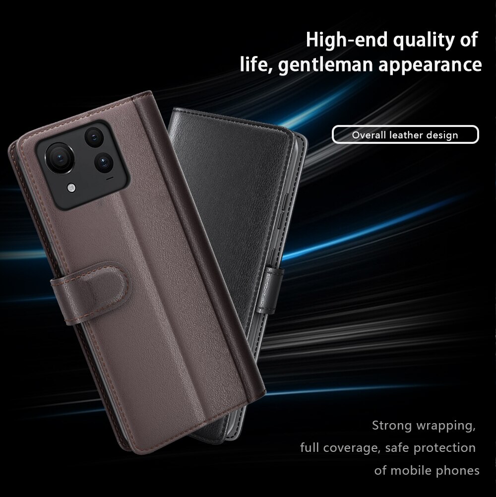 Asus Zenfone 11 Ultra Echtlederhülle schwarz