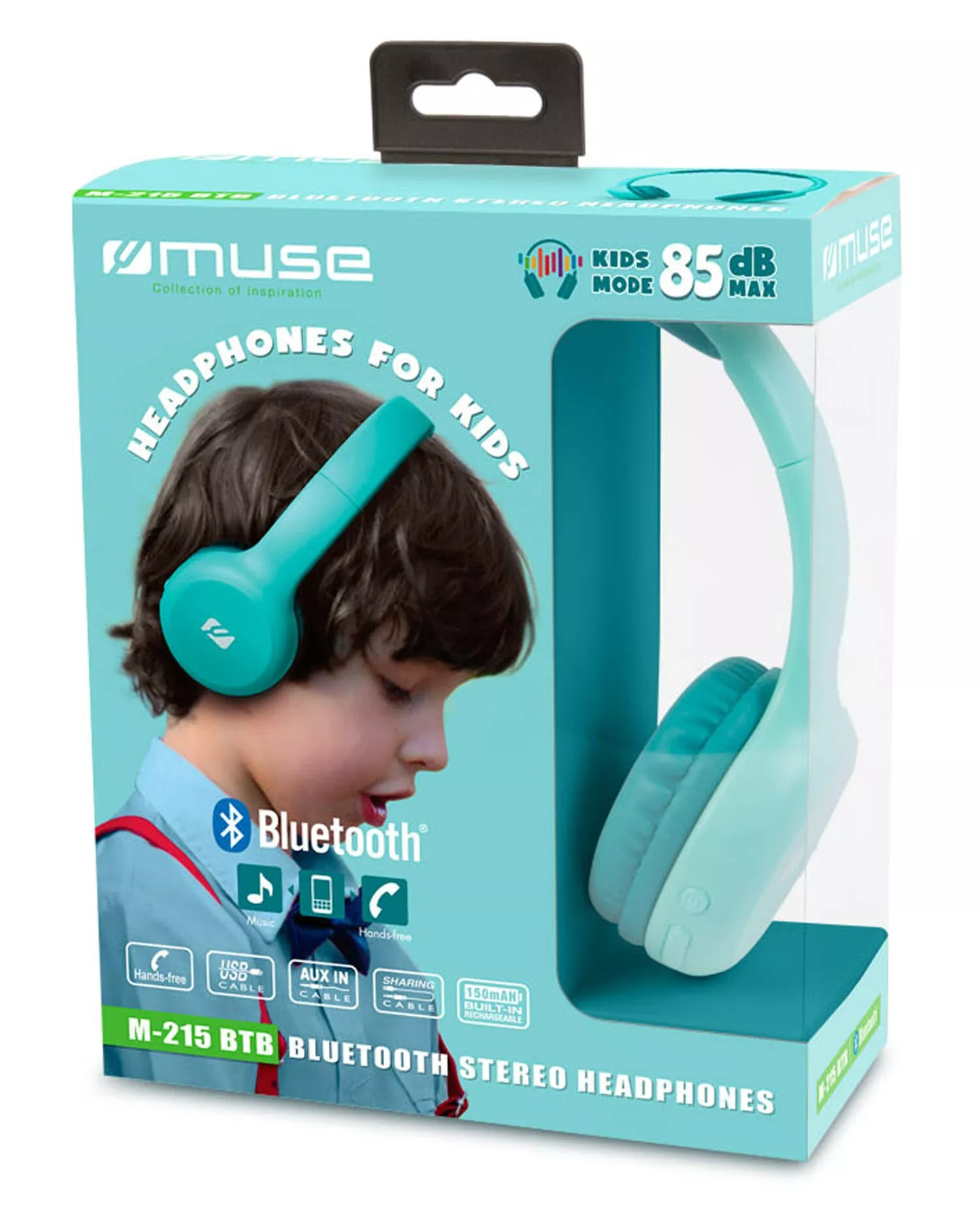Bluetooth On-Ear Wireless Kinderkopfhörer, blau