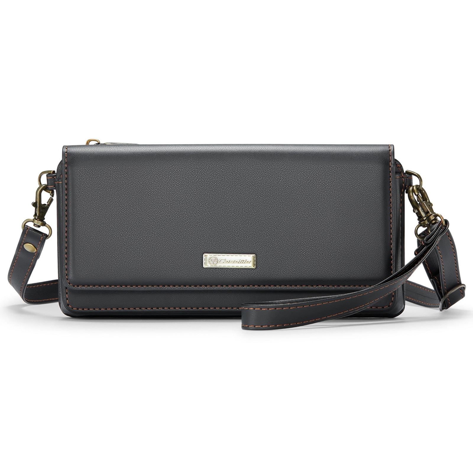 Universal Crossbody Brieftasche schwarz