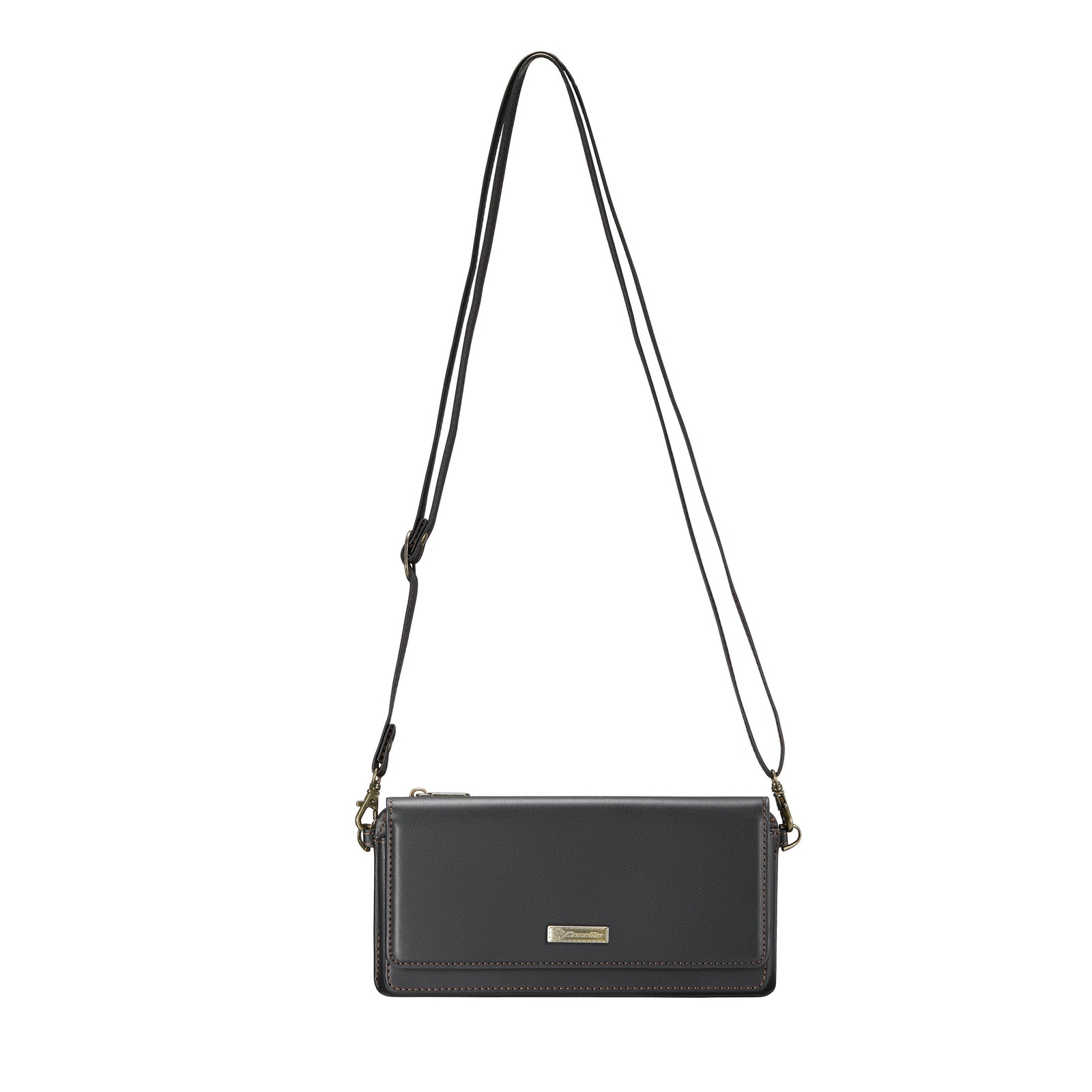 Universal Crossbody Brieftasche schwarz