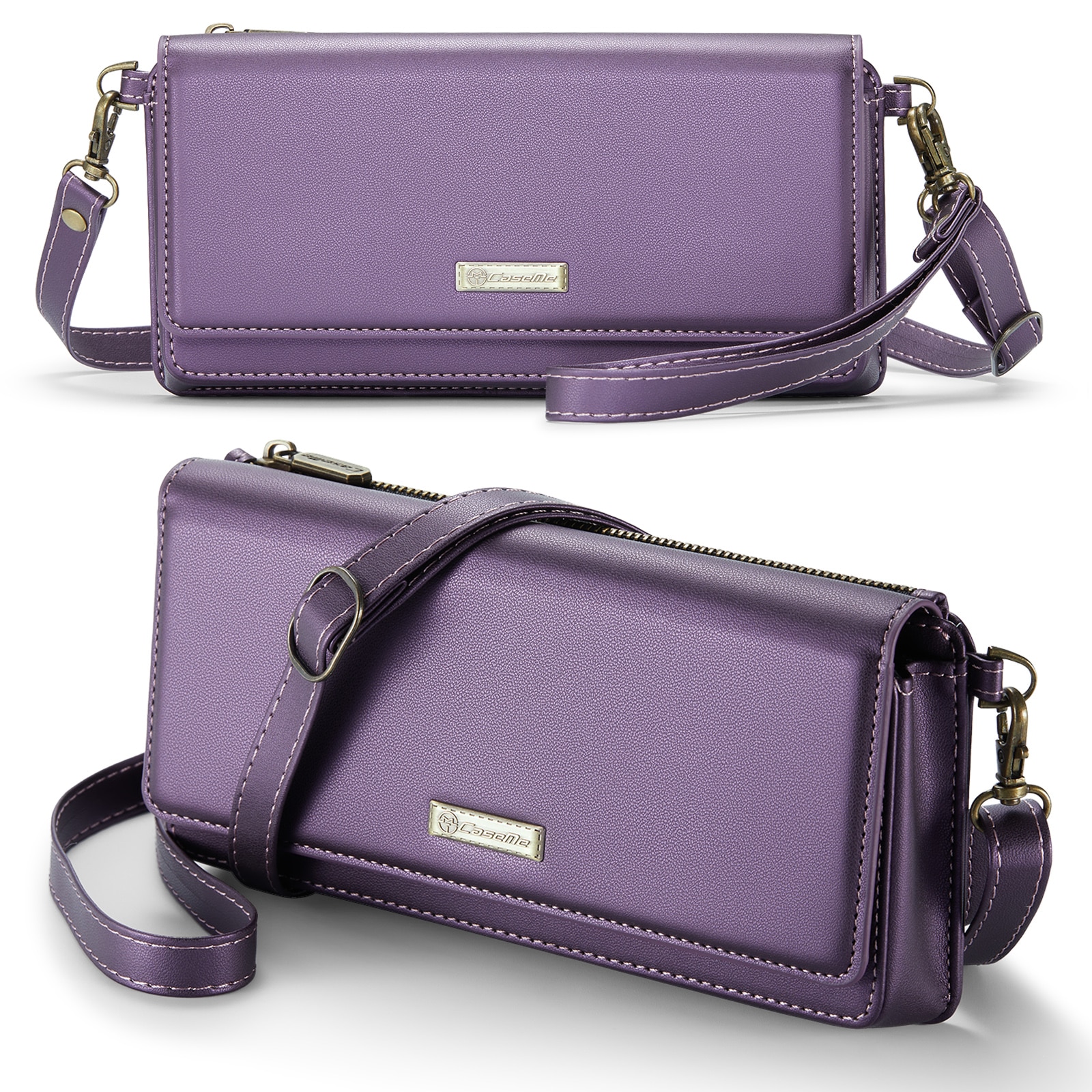 Universal Crossbody Brieftasche lila