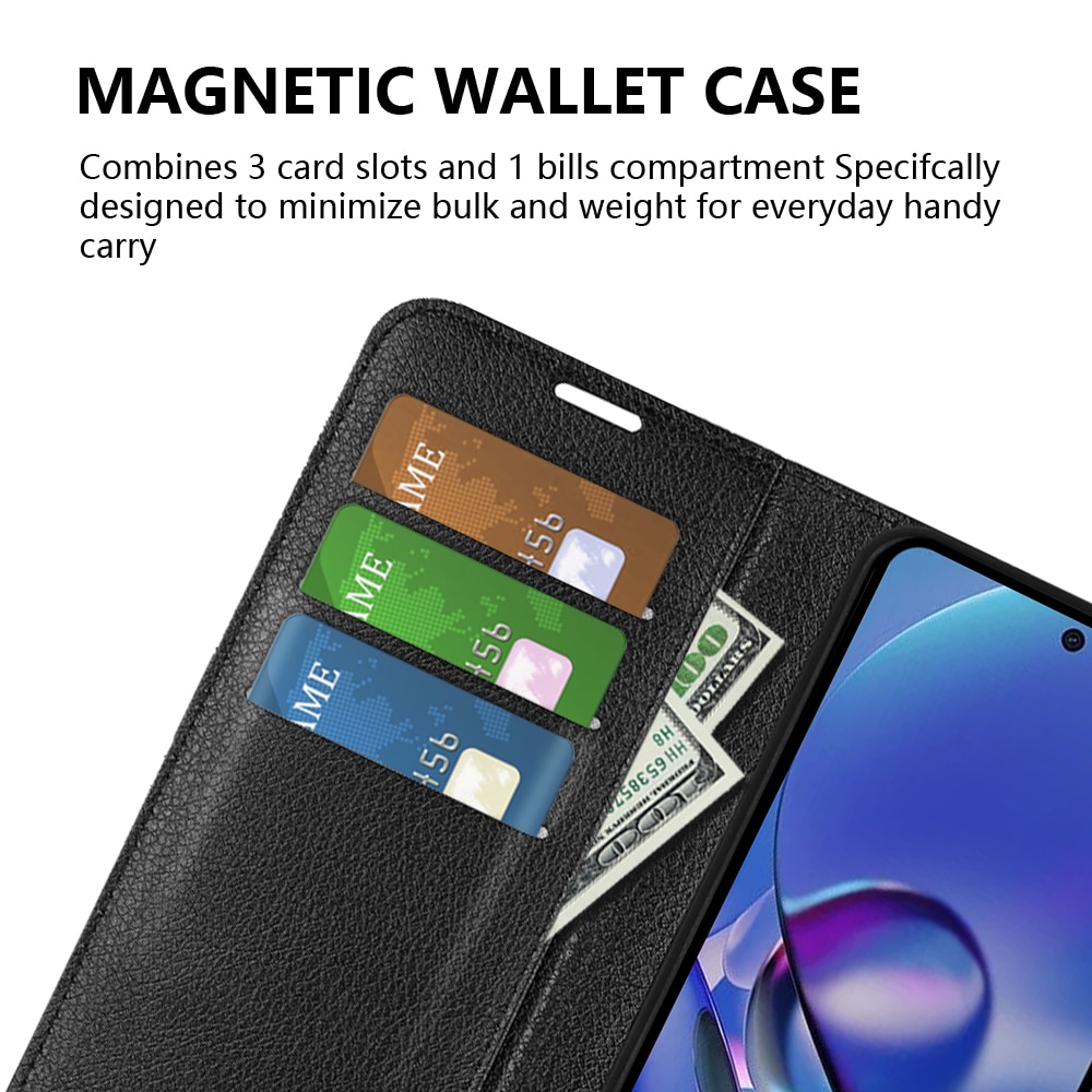 Motorola Moto G54 Handytasche Schwarz