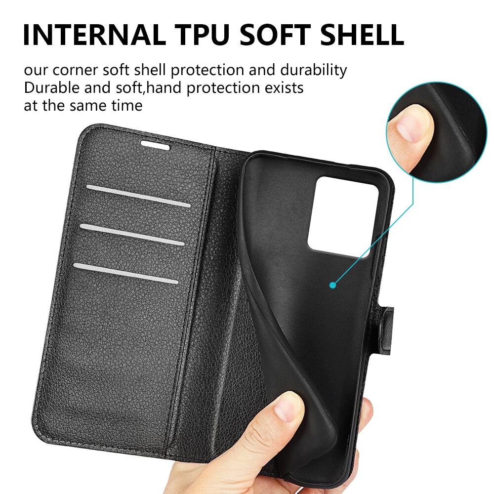 Motorola Moto G84 Handytasche Schwarz